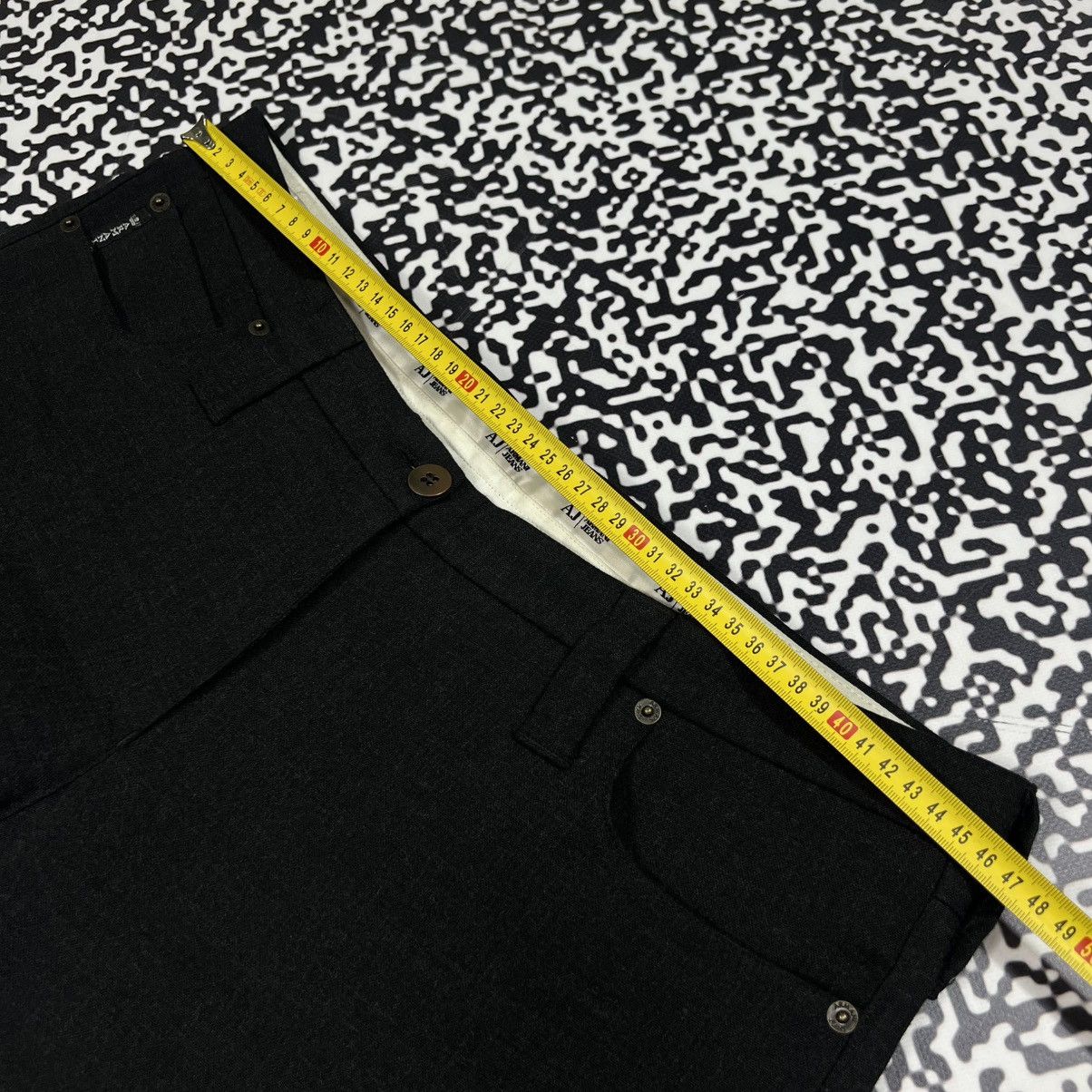 Armani Vintage Y2K Armani Jeans Luxury Flared Wide Classic Pants Size 29" - 22 Thumbnail