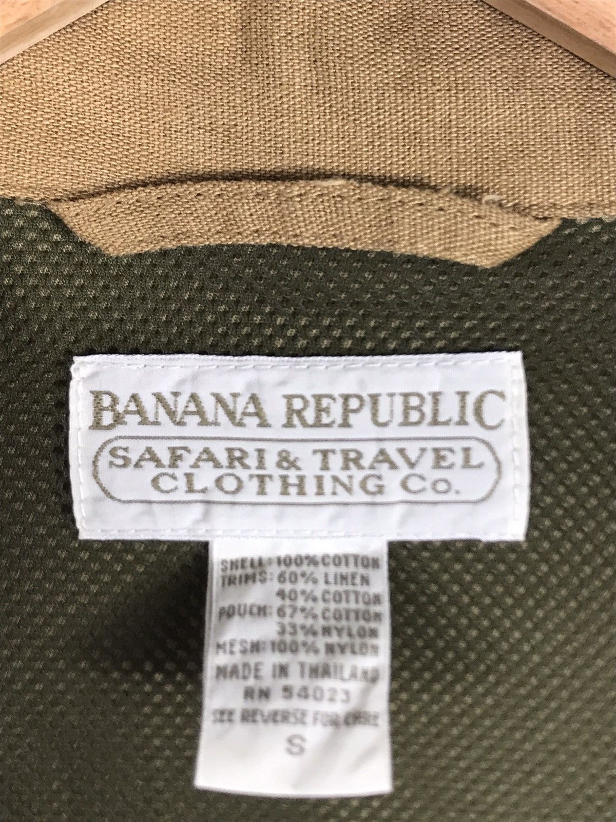 Banana Republic × Hunter × Vintage ⚡️Vintage Banana Republic Safari & Travel Clothing Jacket Size US S / EU 44-46 / 1 - 9 Thumbnail