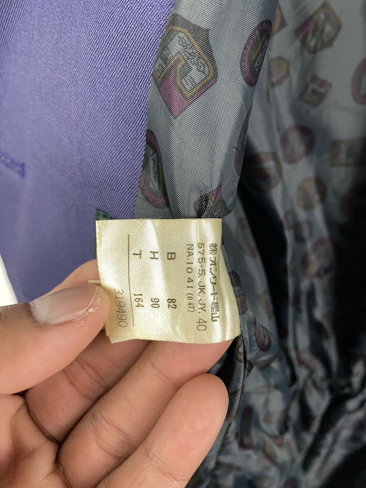 Jean Paul Gaultier ✅️Vintage Junior Gaultier Blazer Jacket Purple Size M / US 6-8 / IT 42-44 - 12 Thumbnail