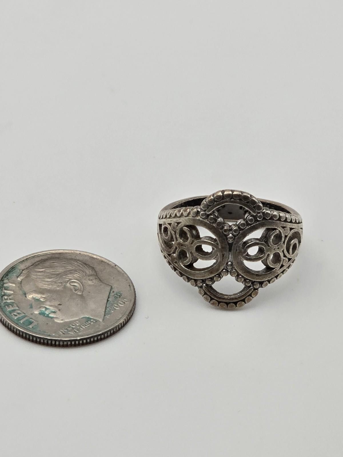 Other Vintage Uncas Sterling Silver Ring Size 5 Mid-Century Ring Size ONE SIZE - 1 Thumbnail