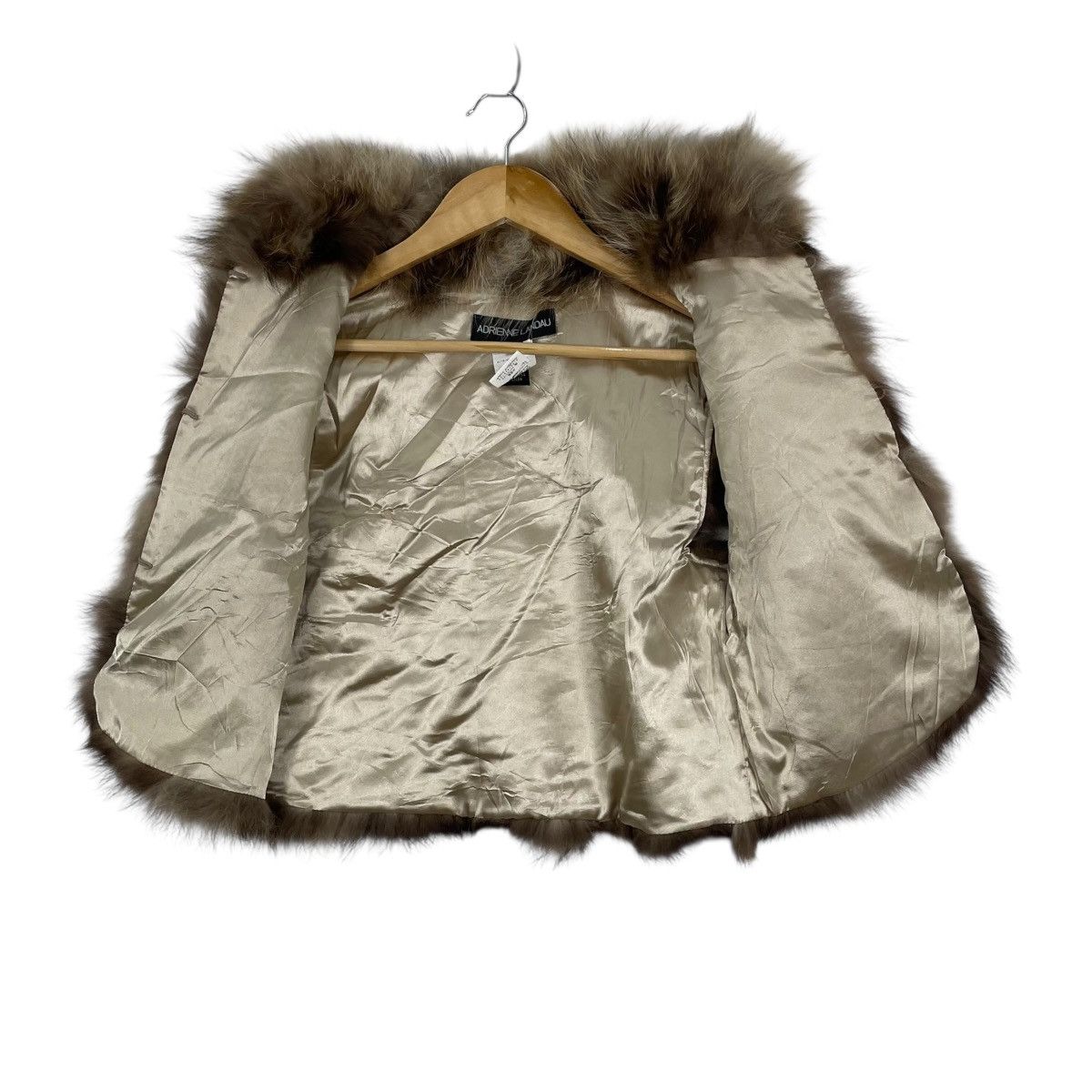 Vintage Vintage Adrienne Landau Raccoon Fur Sleeveless Vest Coat Size S / US 4 / IT 40 - 4 Thumbnail