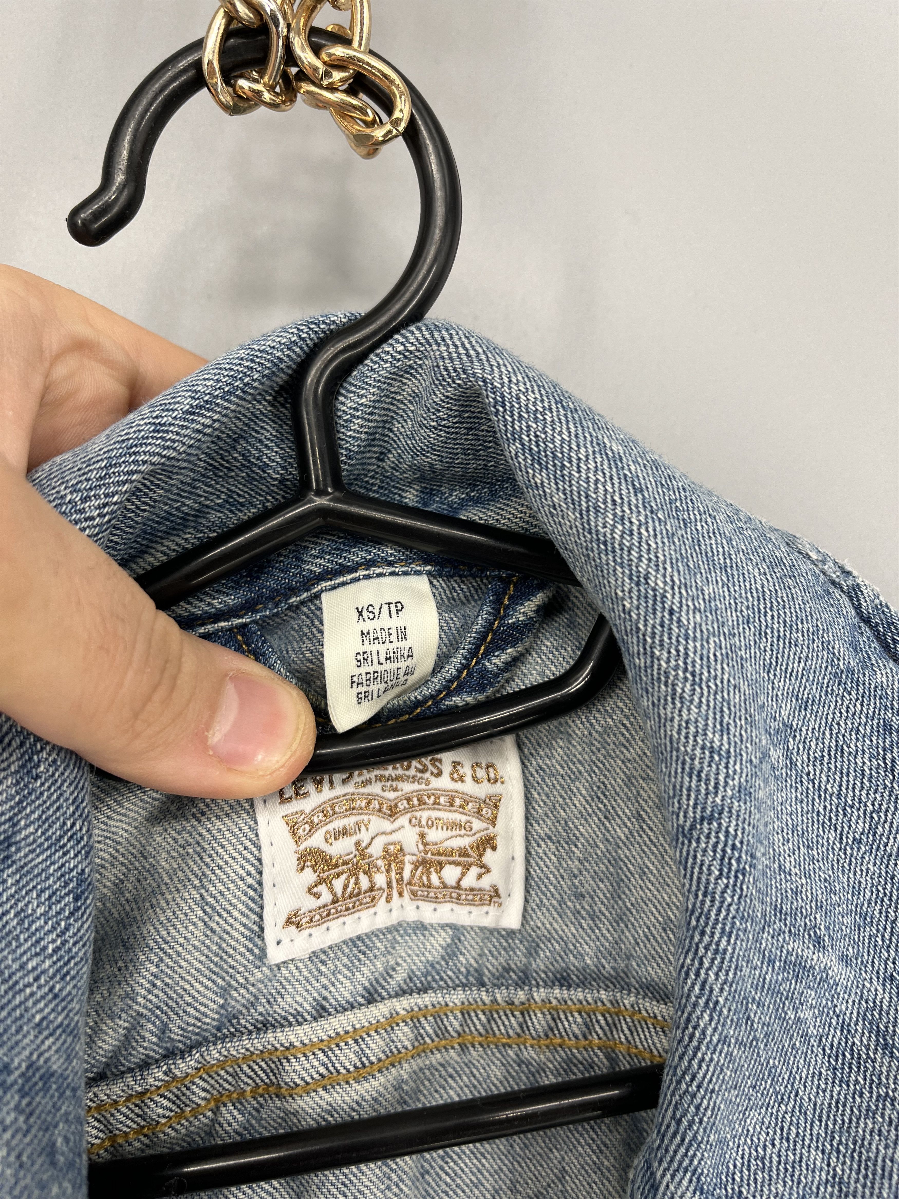 Levi's Womens Vintage Levis Denim Jeans Jacket 90s Retro Size XS Size XS / US 0-2 / IT 36-38 - 8 Thumbnail