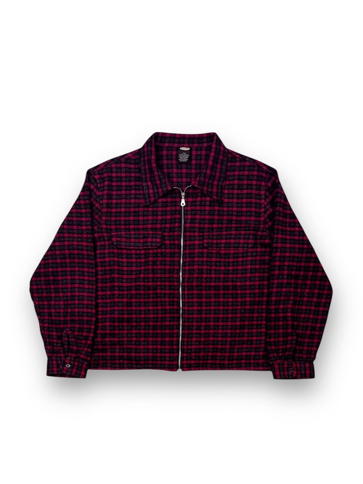 Old Navy 90s Old Navy Double Pocket Vintage Acrylic Full Zip Flannel Size US XL / EU 56 / 4 - 1 Thumbnail