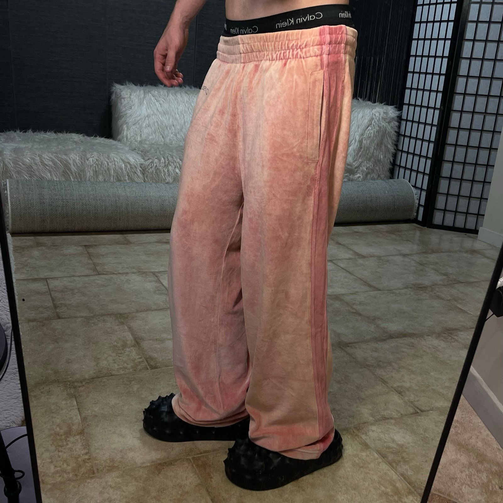 Diesel Diesel Velvet Trousers Pink Size 30" / US 8 / IT 44 - 3 Thumbnail