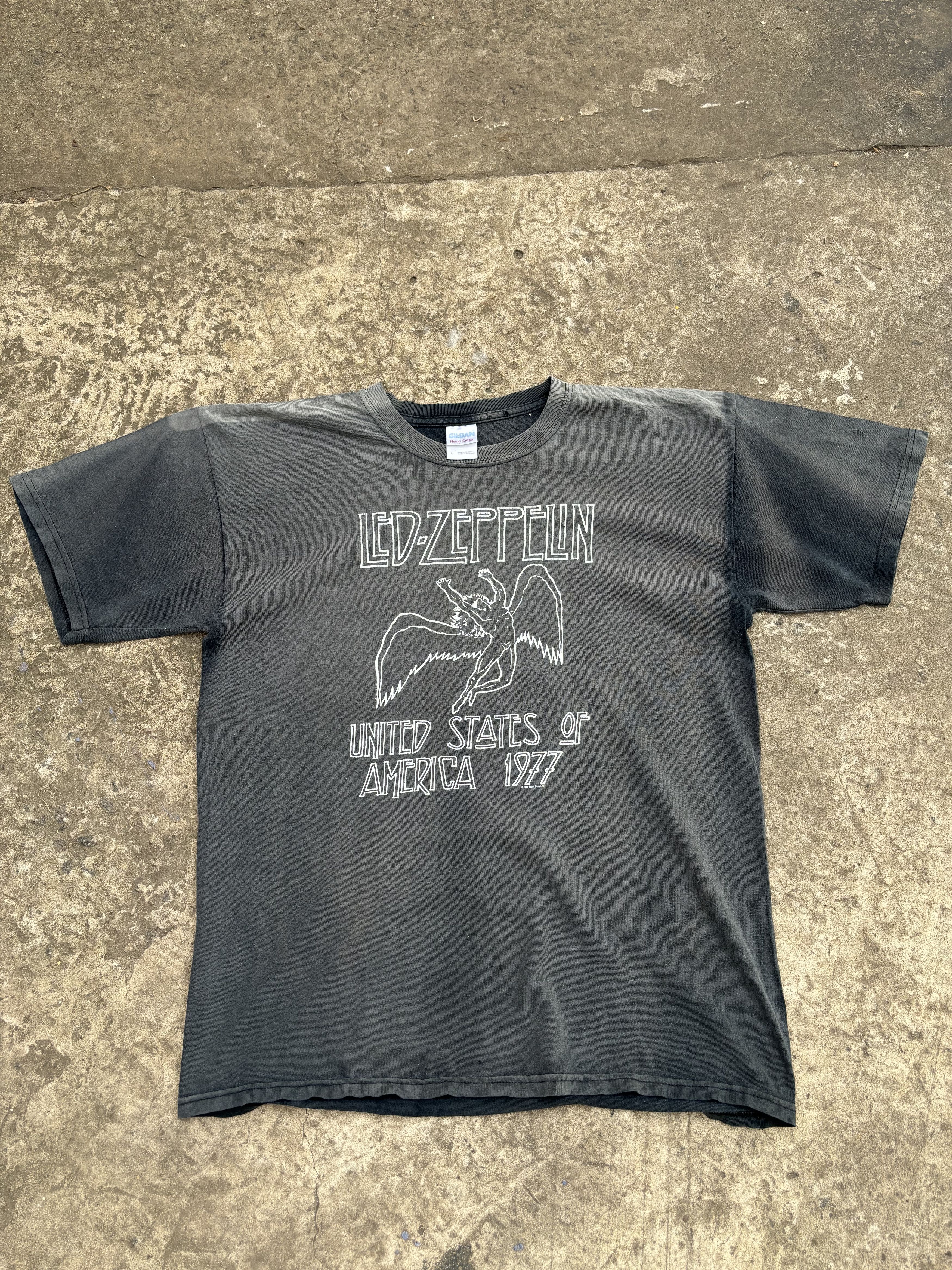 Led Zeppelin 2000 Led Zeppelin United States of America Black Faded Tee Size US L / EU 52-54 / 3 - 1 Thumbnail