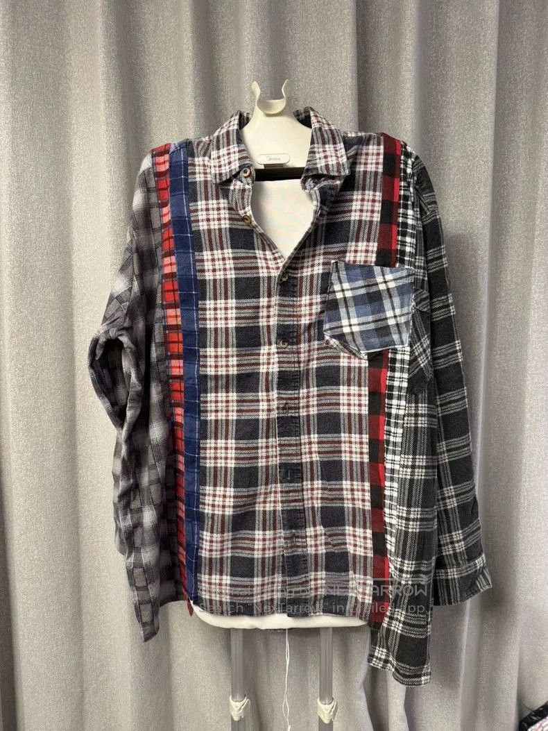 Needles Rebuild by Needles Patchwork Flannel Shirt . Size US XL / EU 56 / 4 - 1 Thumbnail