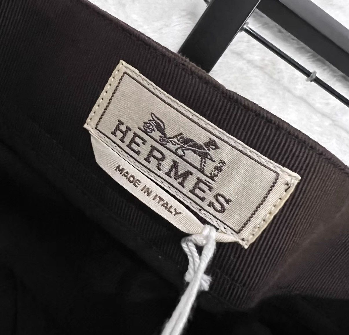 Hermes Hermès Dark Brown Straight-leg Trousers J41 Size 30" / US 8 / IT 44 - 3 Thumbnail