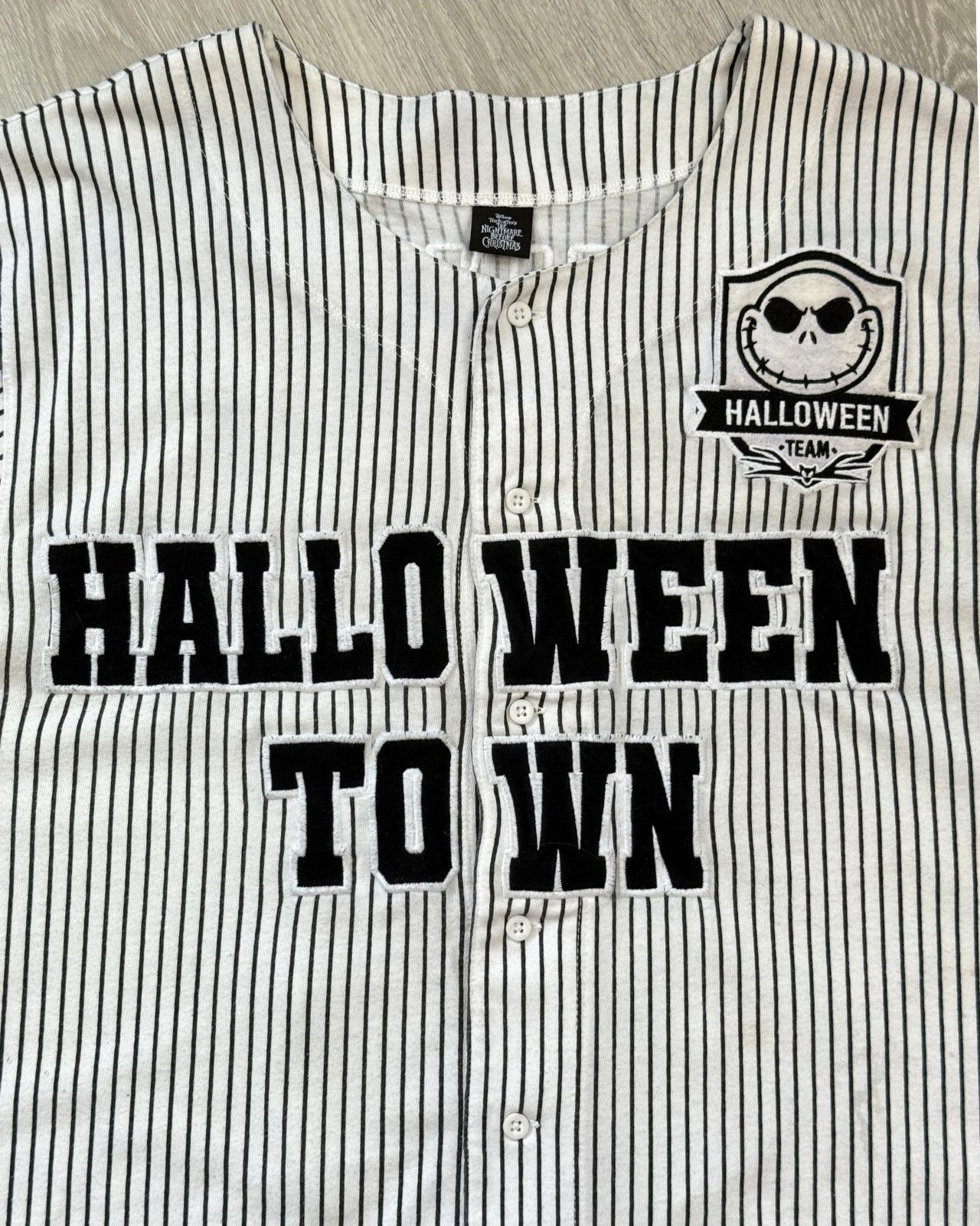 Disney Nightmare Before Christmas HalloweenTown Baseball Jersey XXL Size US XXL / EU 58 / 5 - 3 Thumbnail