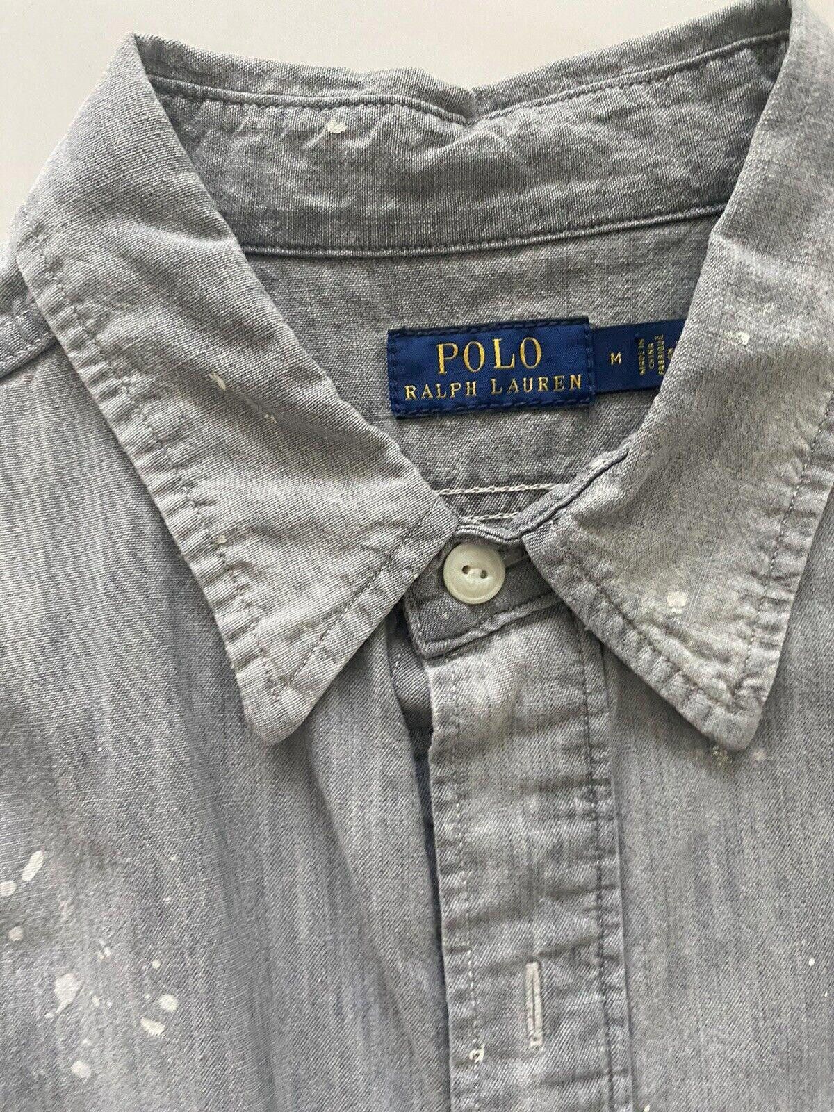 Polo Ralph Lauren Polo Ralph Lauren Paint Splatter Distressed Shirt Large NWOT Size US M / EU 48-50 / 2 - 4 Thumbnail