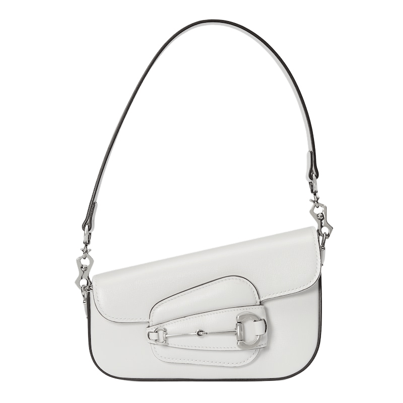Gucci GUCCI Horsebit 1955 Mini White Shoulder Bag Size ONE SIZE - 3 Thumbnail