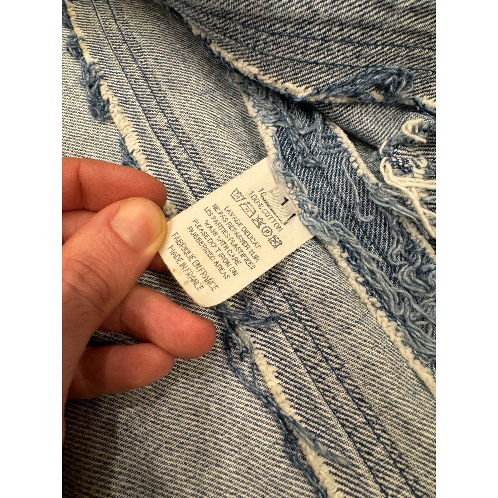 Maison Margiela 2000s Maison Margiela artisanal deconstructed denim jacket Size US S / EU 44-46 / 1 - 11 Thumbnail