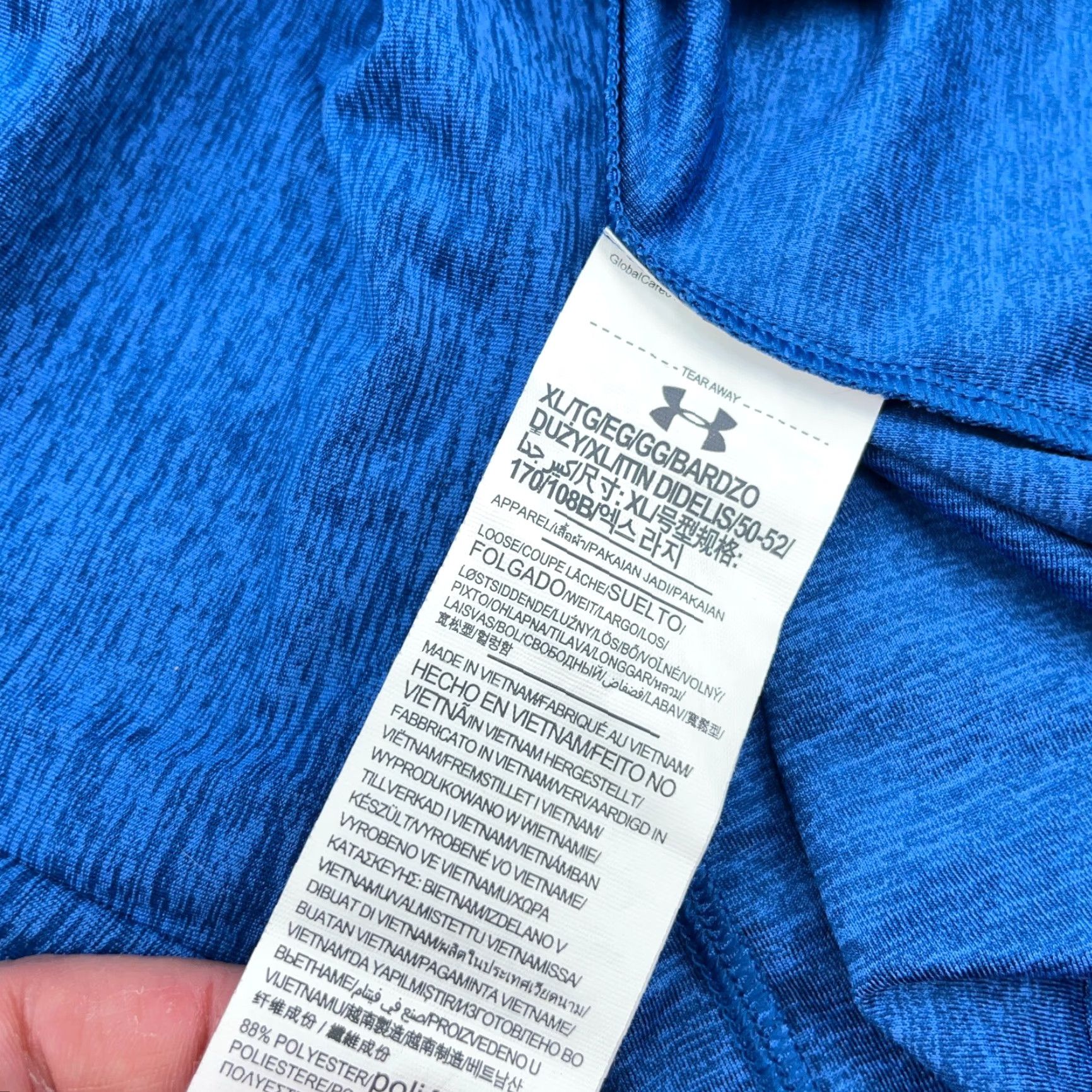 Under Armour Under Armour Shirt Women XS Blue Pullover Mock Neck 1/4 Zip Quick Dry Breathable Lightweight Sweat-Wicking Regular Fit Casual Activewear Size XS / US 0-2 / IT 36-38 - 6 Thumbnail