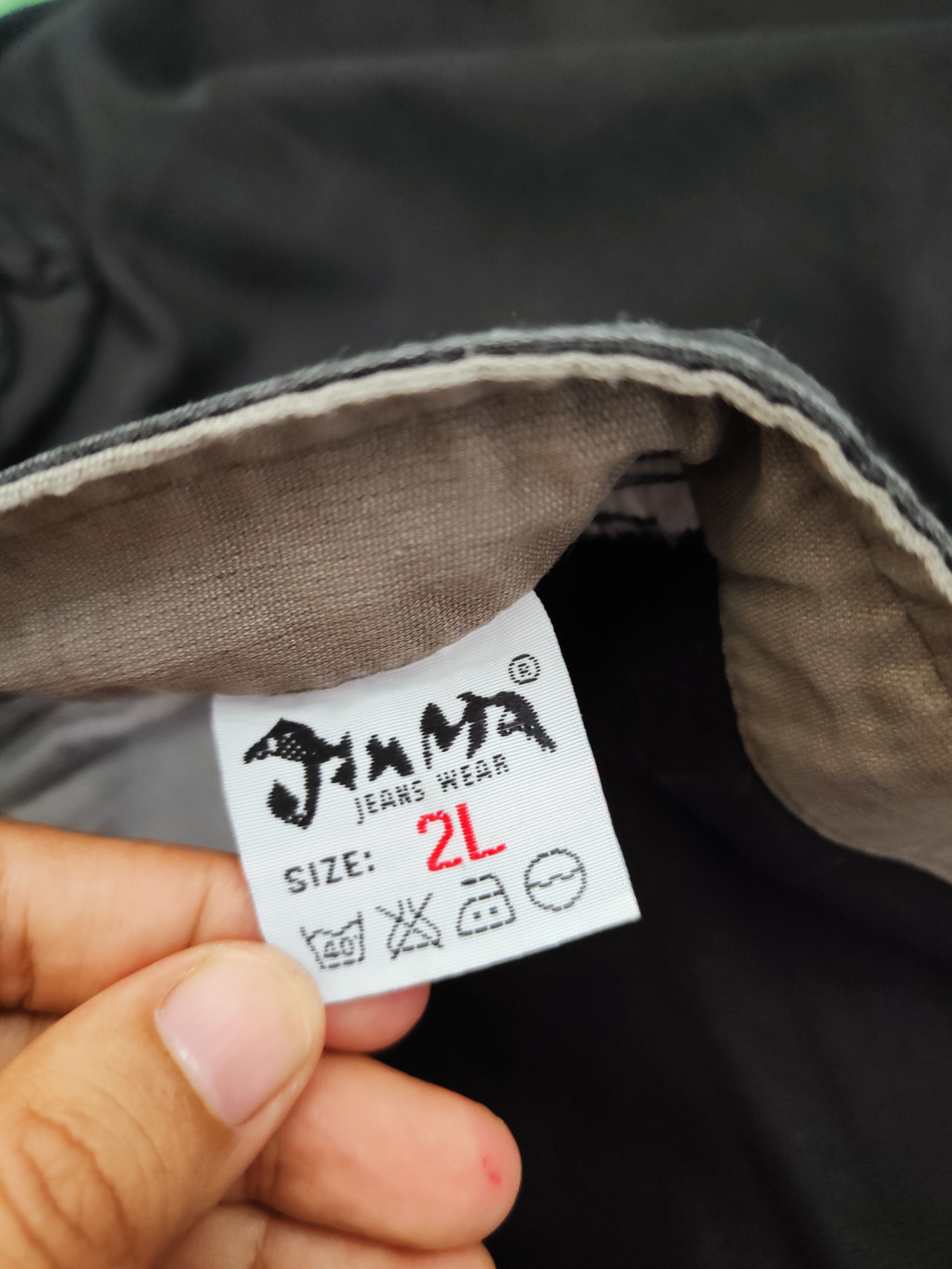 Japanese Brand DL JinMa Jeans Black Multipocket Tactical Cargo Pants #W518 Size US 32 / EU 48 - 15 Thumbnail