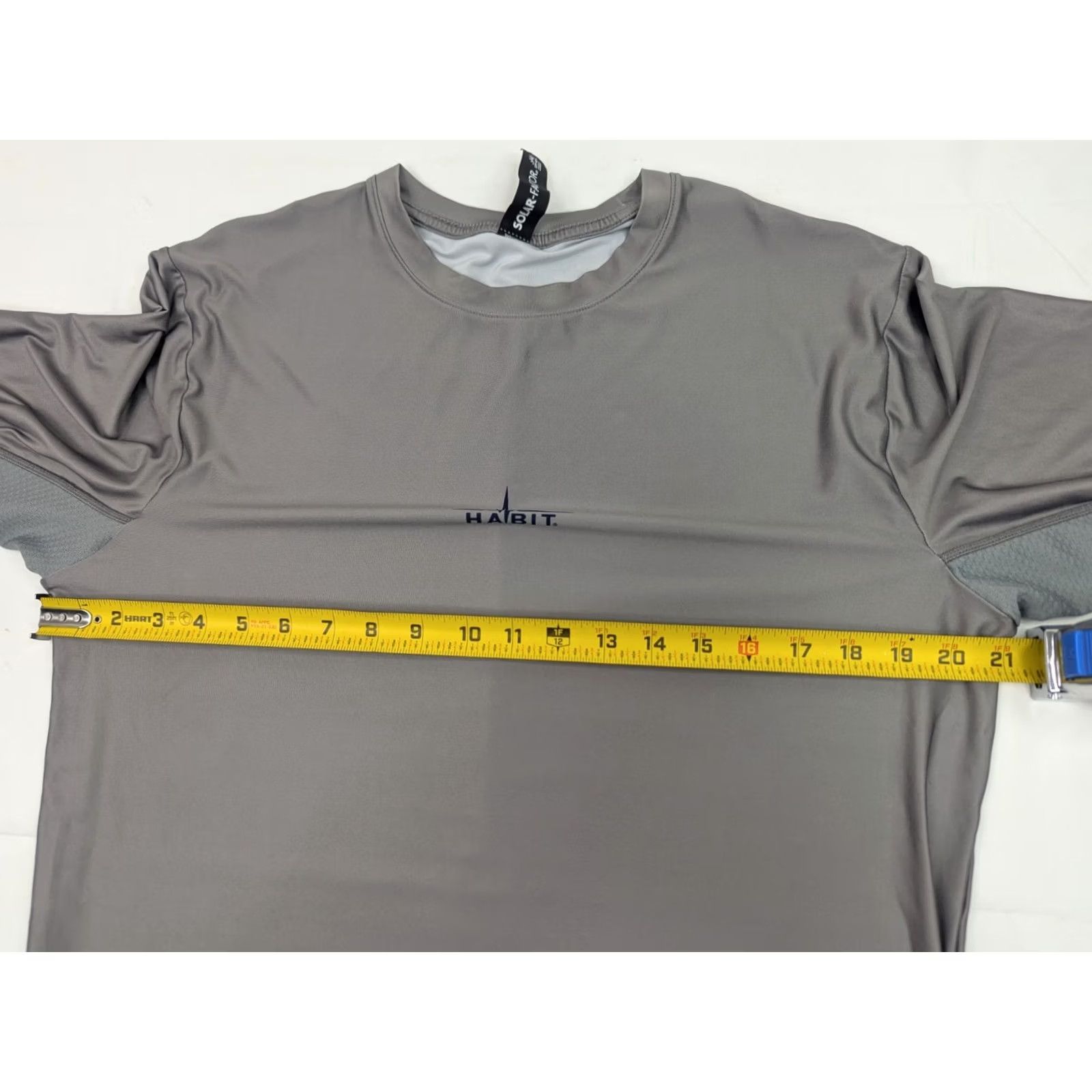 Habitat Habit Solar Factor UPF 40 Patriotic Fishing Shirt Men M Gray Size US M / EU 48-50 / 2 - 6 Thumbnail