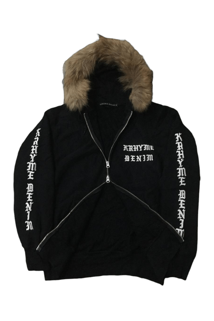 If Six Was Nine Japanese KRHYME faux fur zipp hoodie ifsixwasnine lgb style Size US M / EU 48-50 / 2 - 2 Thumbnail
