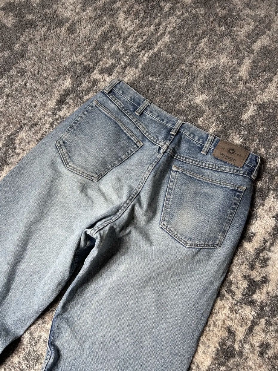 Vintage × Wrangler Crazy Vintage 90s Wrangler Jeans Baggy Wide Leg Smoke Black Size US 34 / EU 50 - 3 Thumbnail