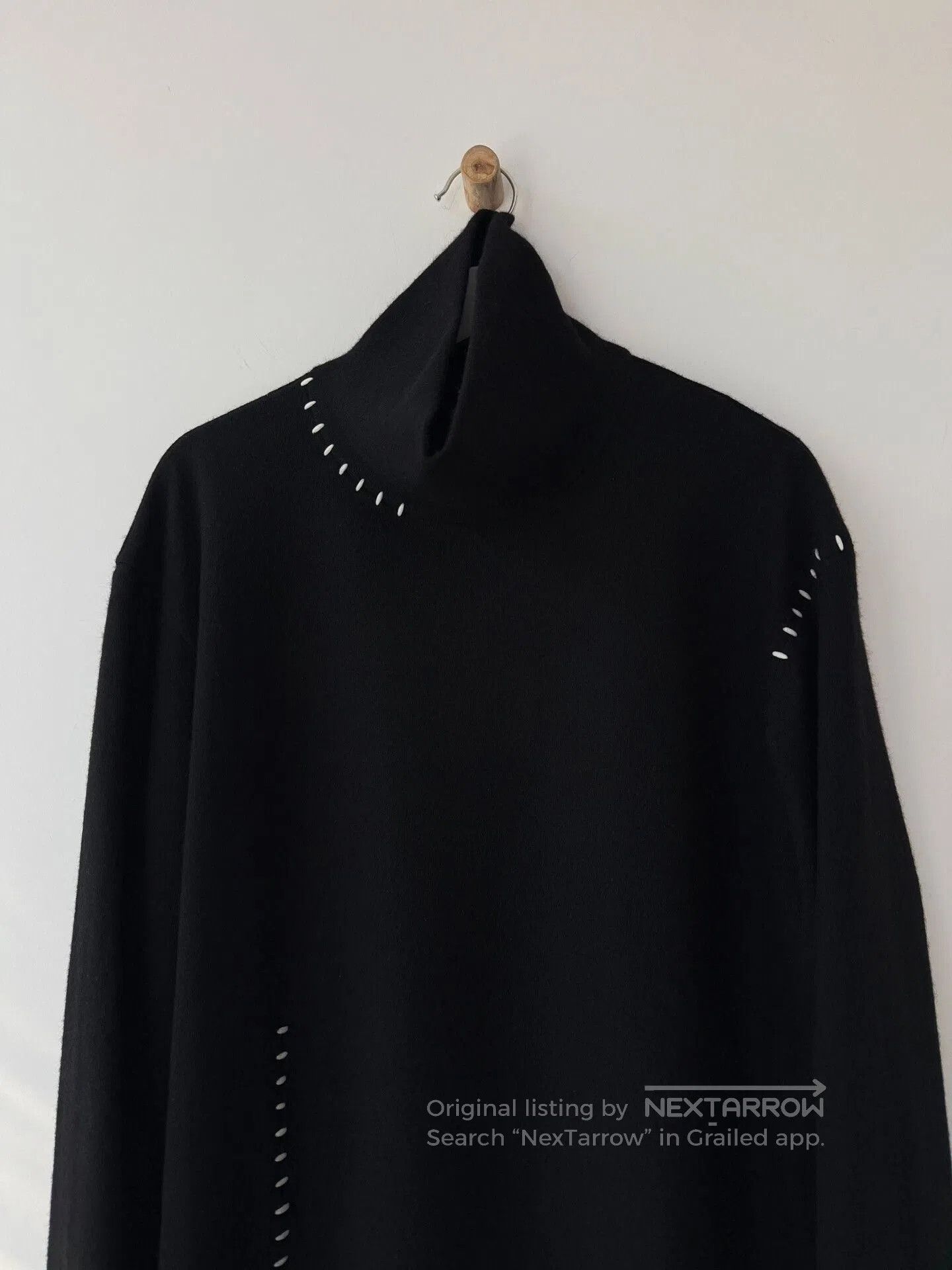 Yohji Yamamoto Yohji Yamamoto Wool Turtleneck Top. Size US L / EU 52-54 / 3 - 3 Thumbnail