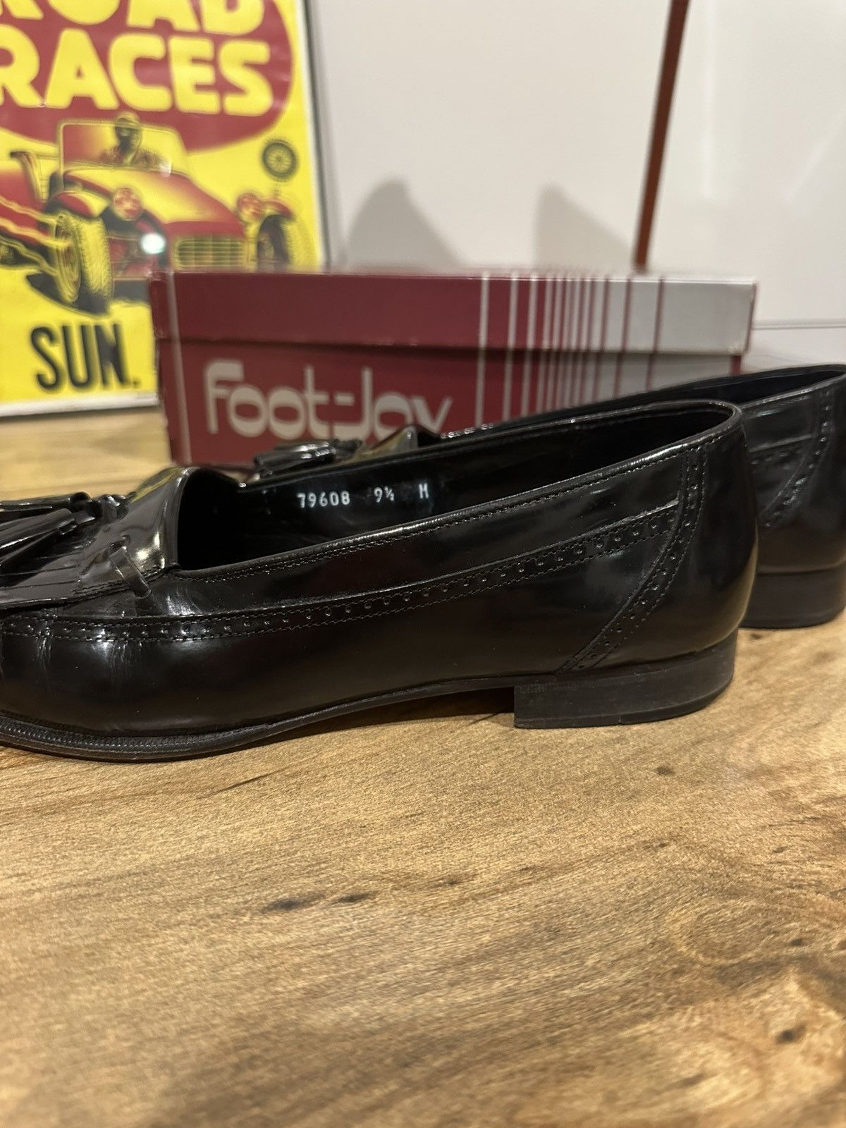 Footjoy Vintage Footjoy Italian Leather Tassel Loafers 9.5 M Size US 9.5 / EU 42-43 - 6 Thumbnail
