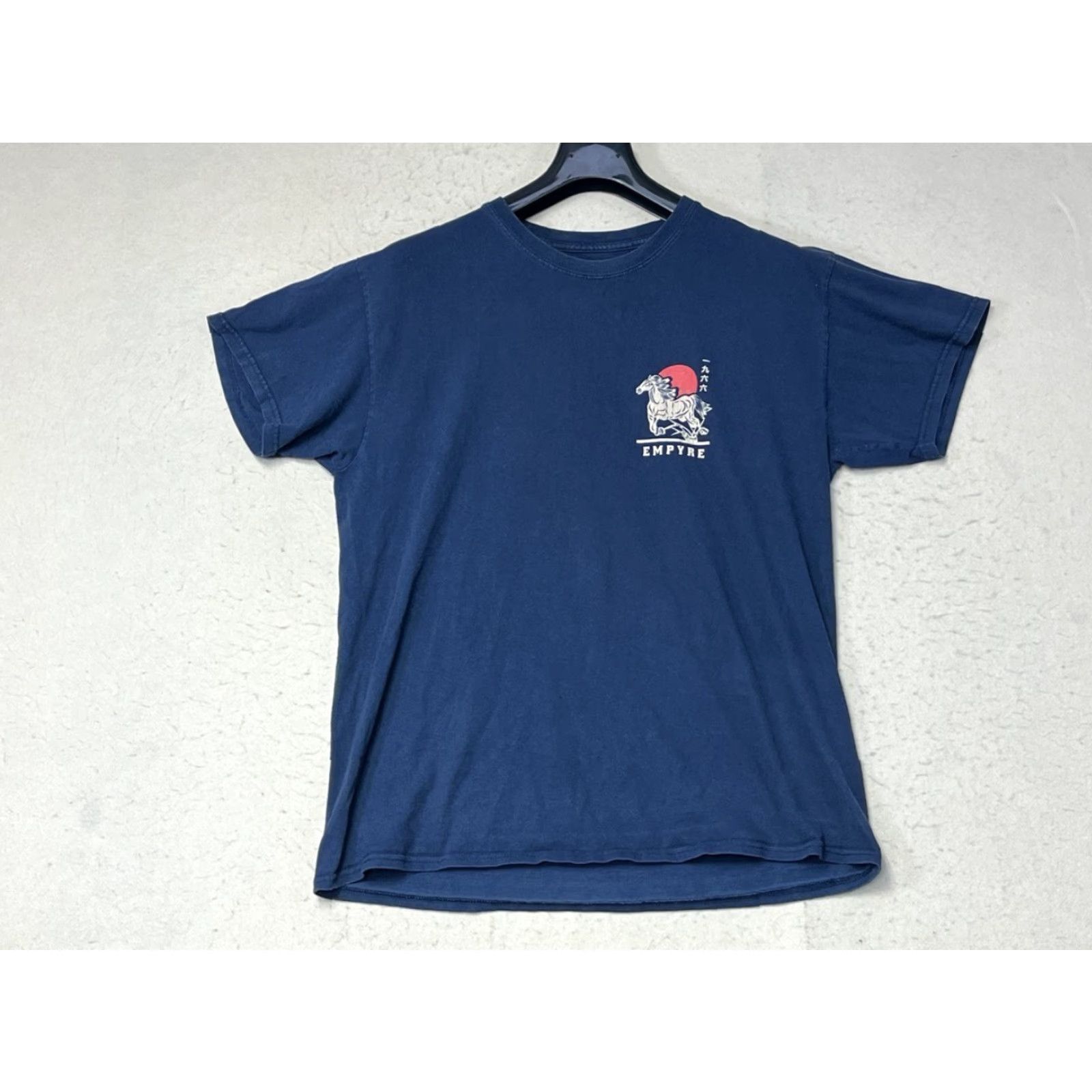 Empyre Empyre Shirt Men's Large Blue Short Sleeve Crew Neck Cotton T-Shirt Regular Fit Men’s Clothing Size US L / EU 52-54 / 3 - 2 Thumbnail