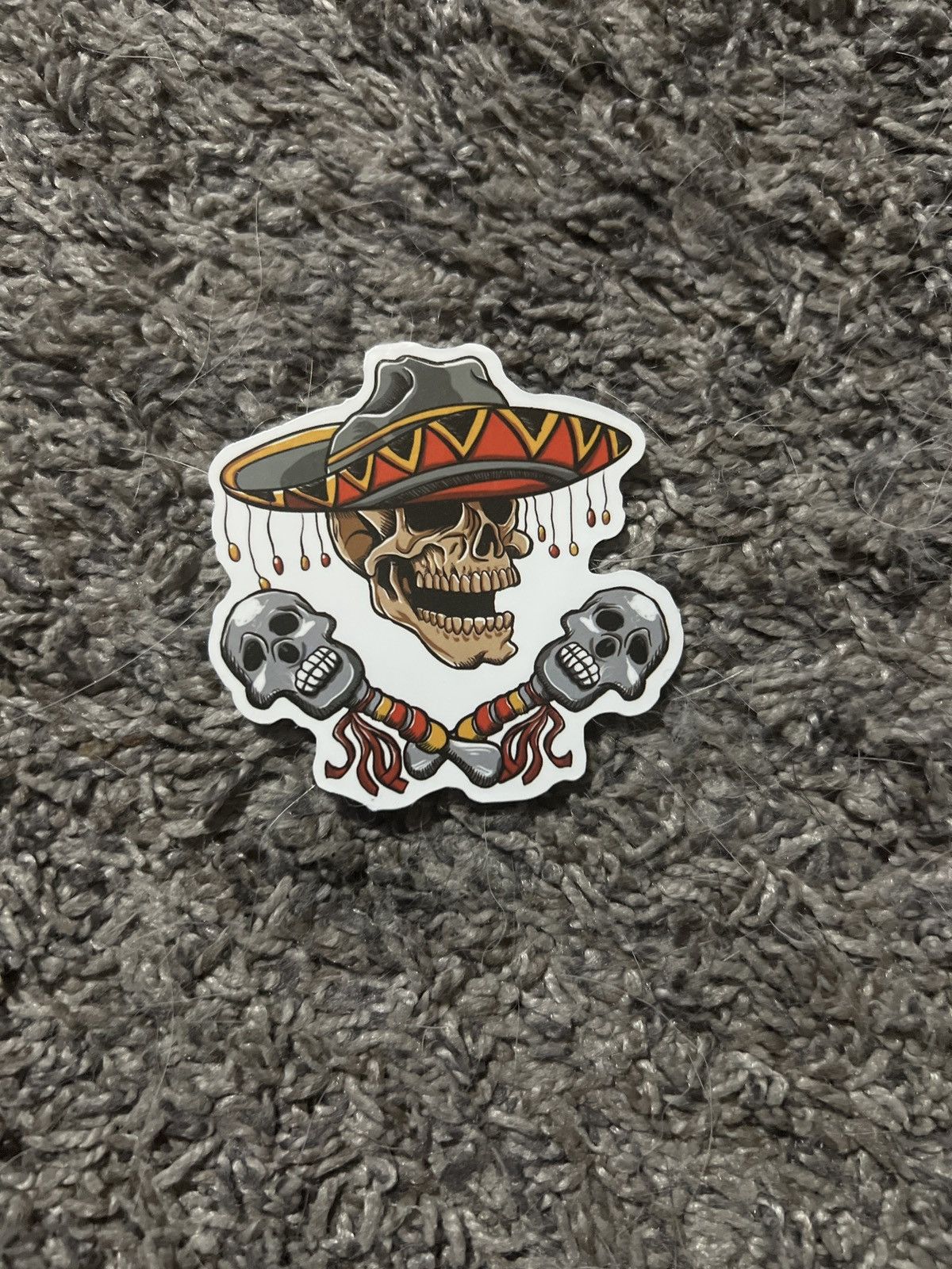 Hypebeast Mariachi Skull Sticker Size ONE SIZE - 1 Thumbnail