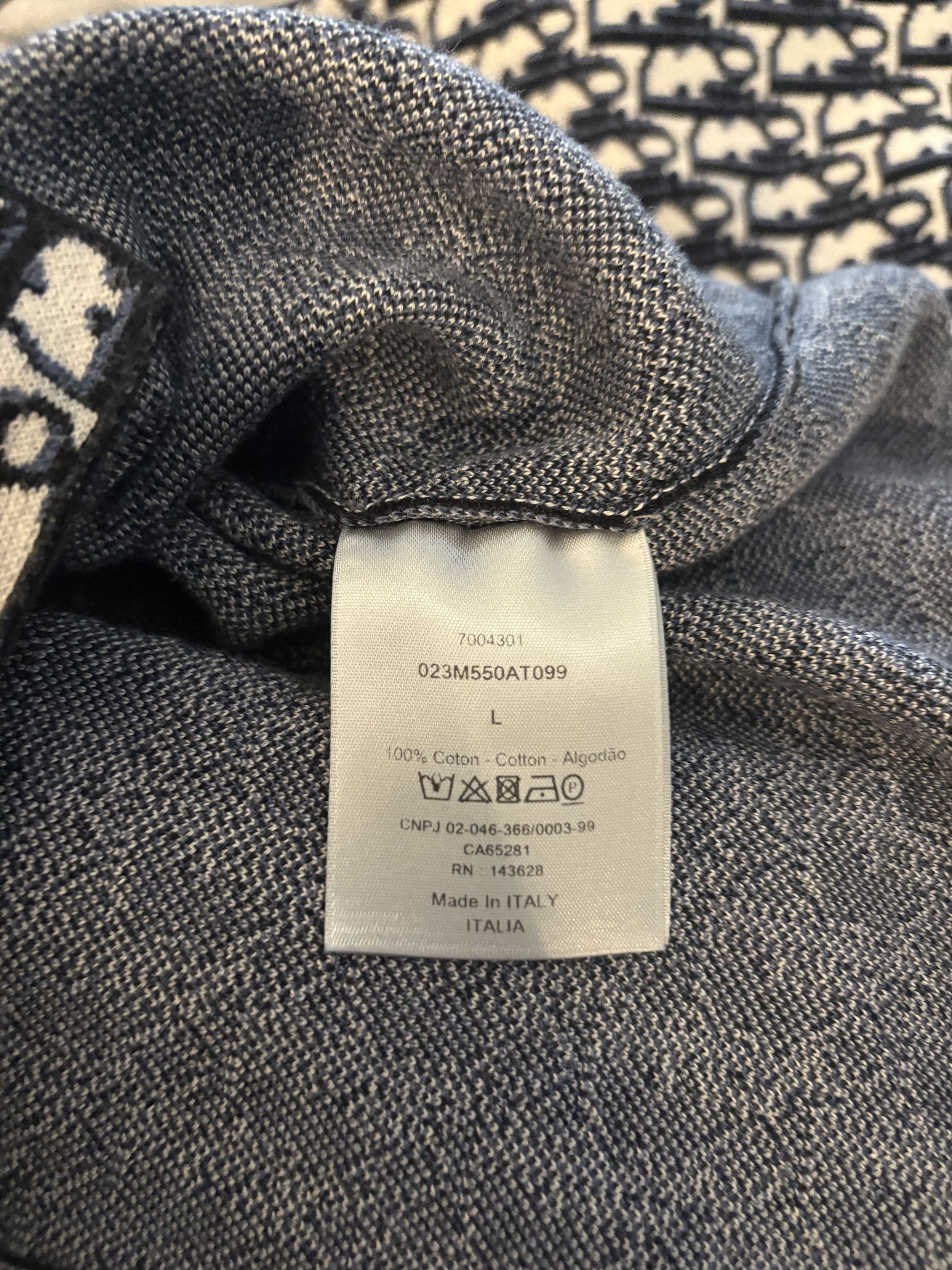 Dior Dior Overshirt Mens Navy Size US L / EU 52-54 / 3 - 5 Thumbnail