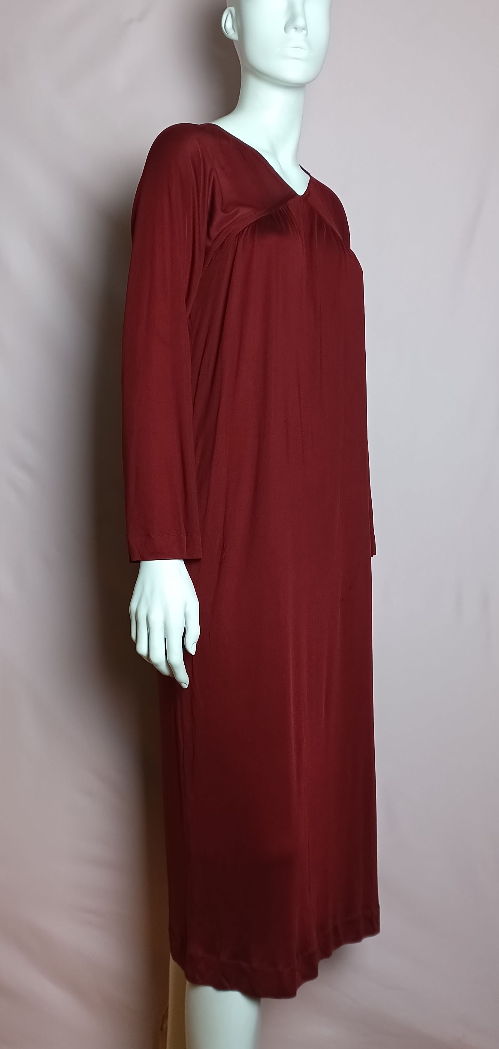 Missoni Missoni Vintage Maroon Silk Dress Size M Size M / US 6-8 / IT 42-44 - 3 Thumbnail