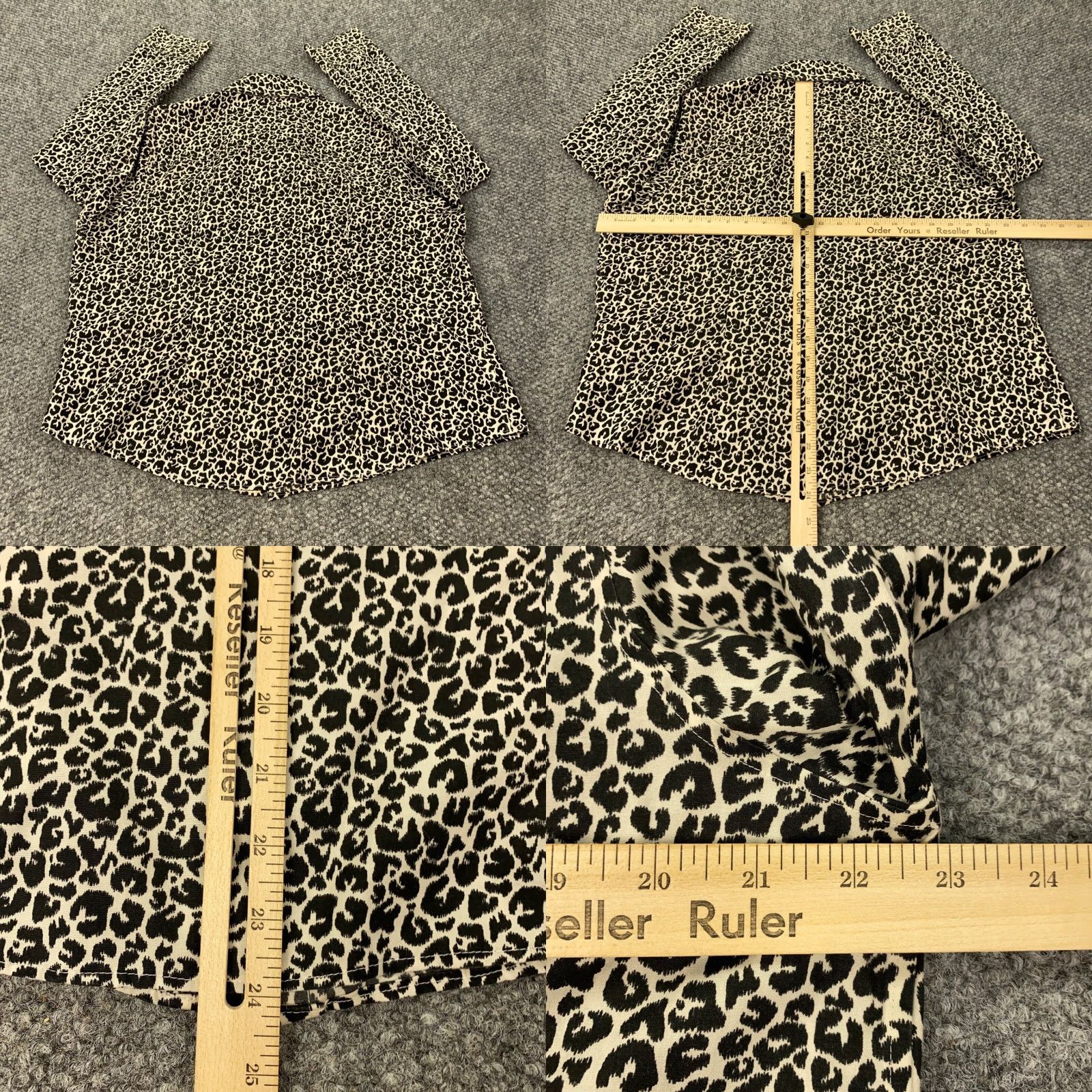 Talbots Talbots Shirt Womens Petite 18W Leopard Print Multicolor Wrinkle Resistant Button-Up Long Sleeve Collared Size XXL / US 16-18 / IT 52-54 - 8 Thumbnail