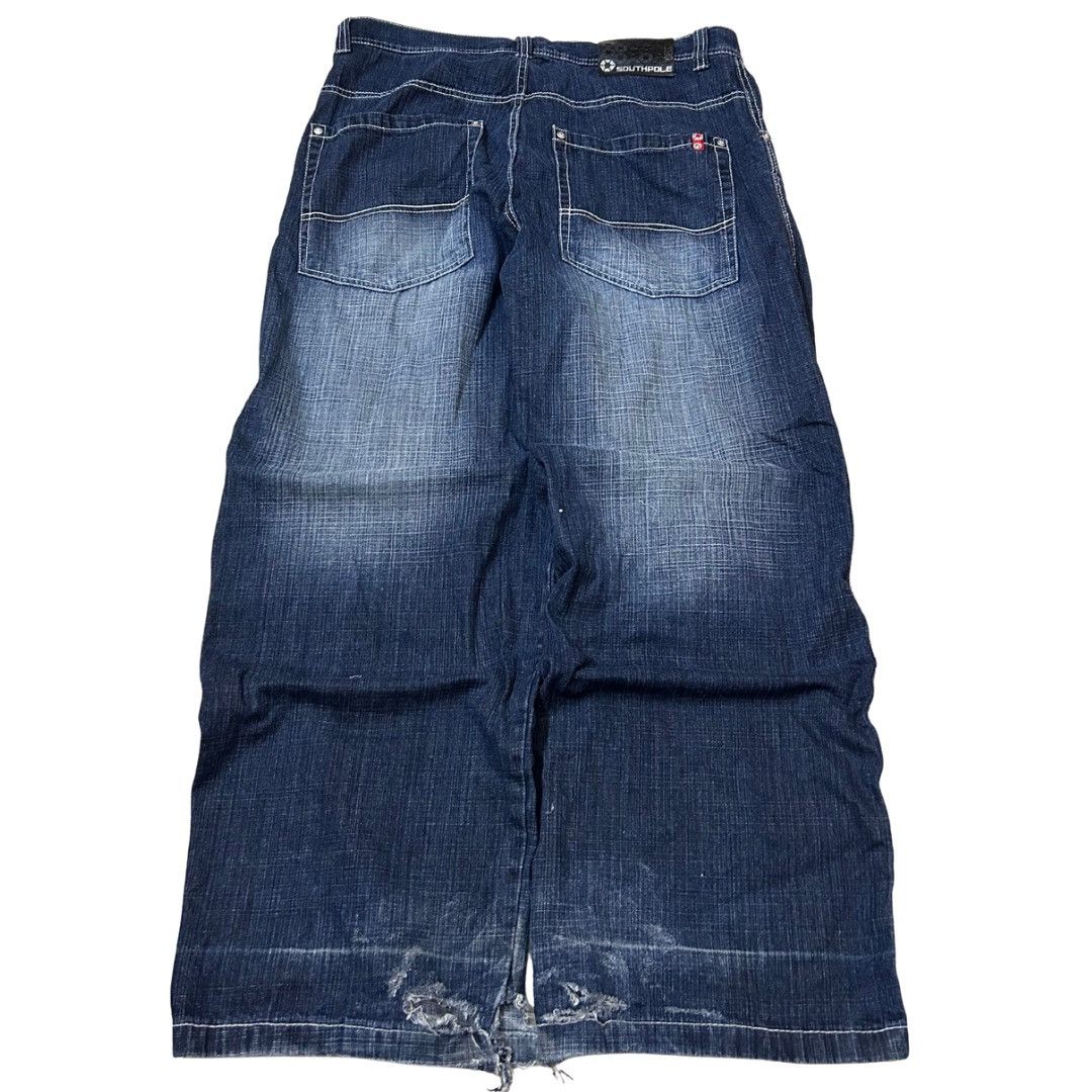 JNCO × Southpole × Vintage Southpole Faded Y2K Baggy Jeans Wide