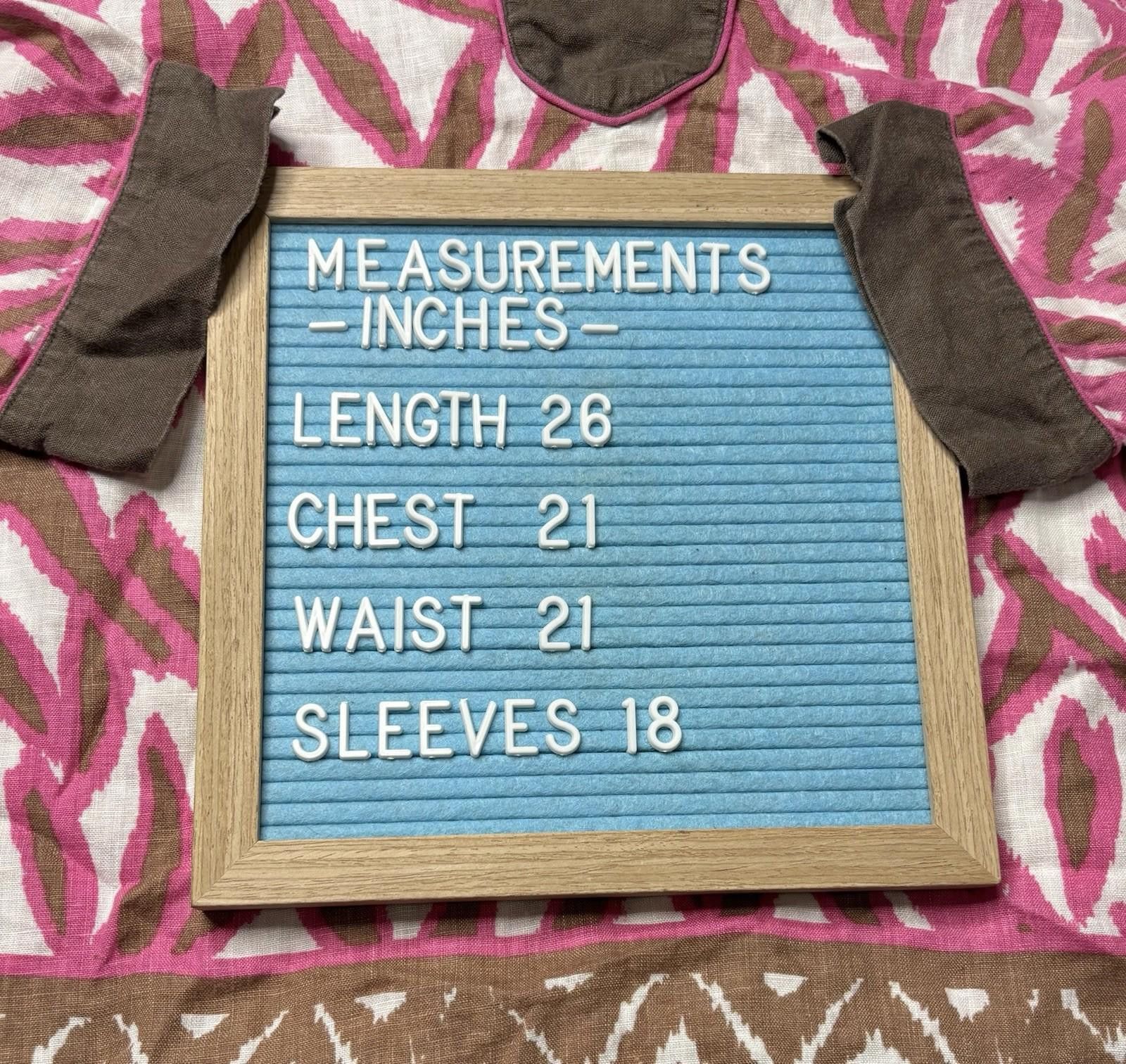 Other JM Collection Top Womens Size 14 Linen Geometric V-Neck Size XL / US 12-14 / IT 48-50 - 8 Thumbnail