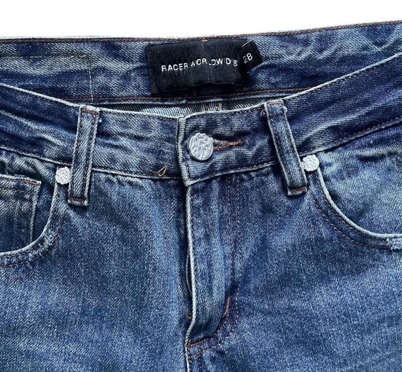 Racer Worldwide Racer Worldwide distressed denim Size US 28 / EU 44 - 3 Thumbnail