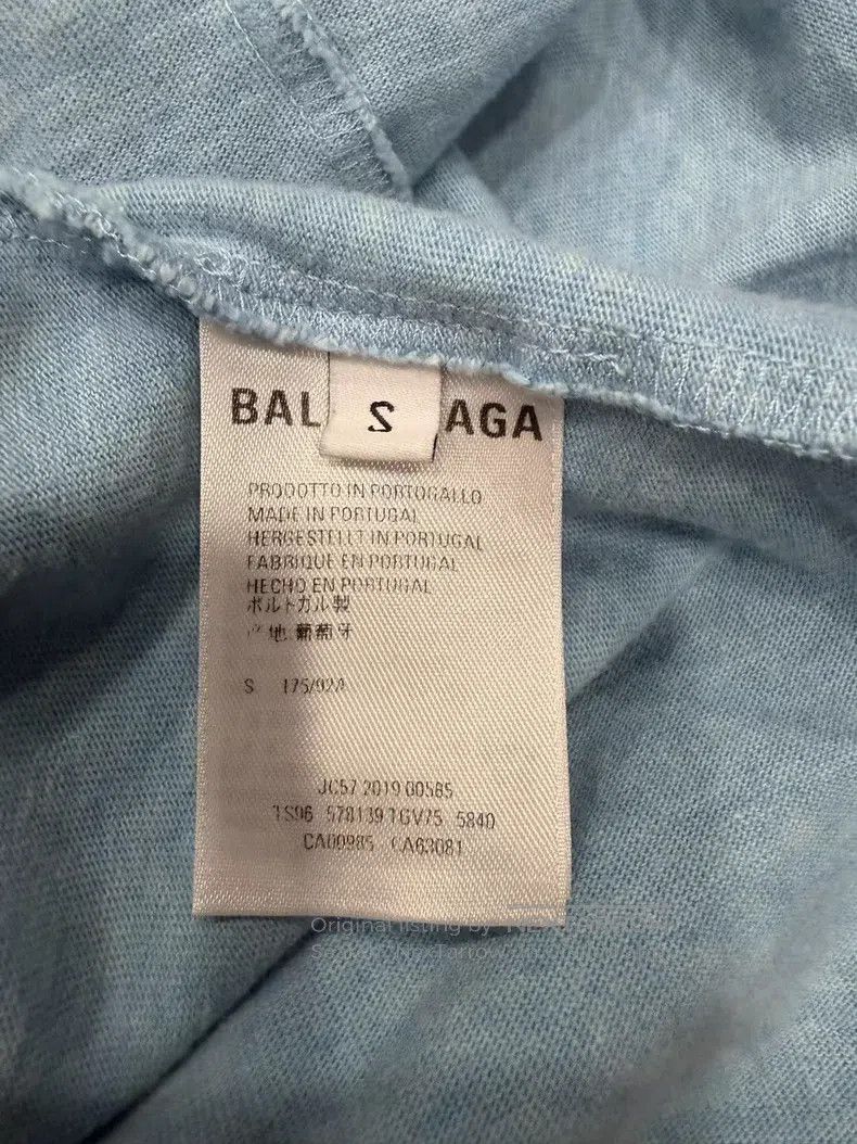Balenciaga Balenciaga Letter Printed Round Neck Casual Loose Fit Shor Size US S / EU 44-46 / 1 - 4 Thumbnail