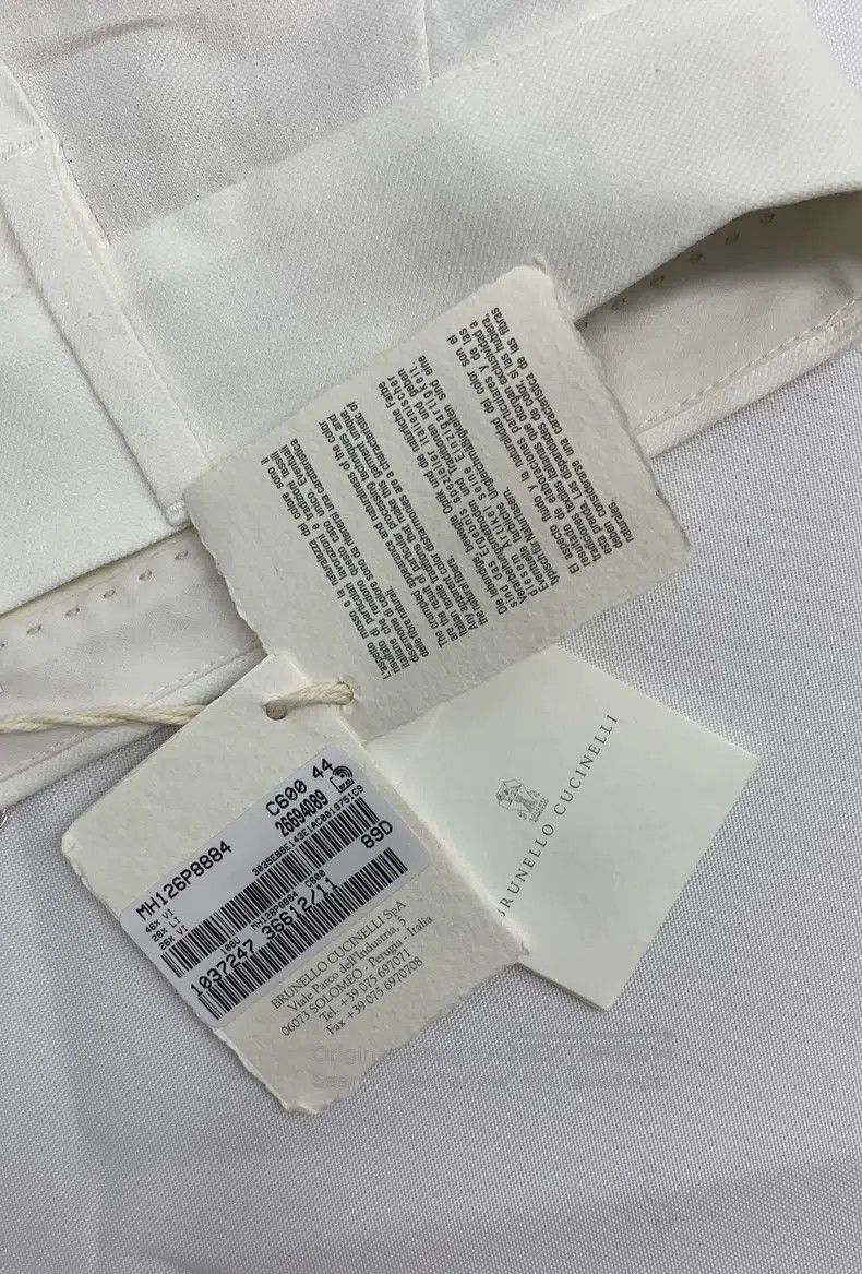 Brunello Cucinelli Brunello Cucinelli Loose Straight Solid Color Casual Pants Size 28" / US 6 / IT 42 - 6 Thumbnail