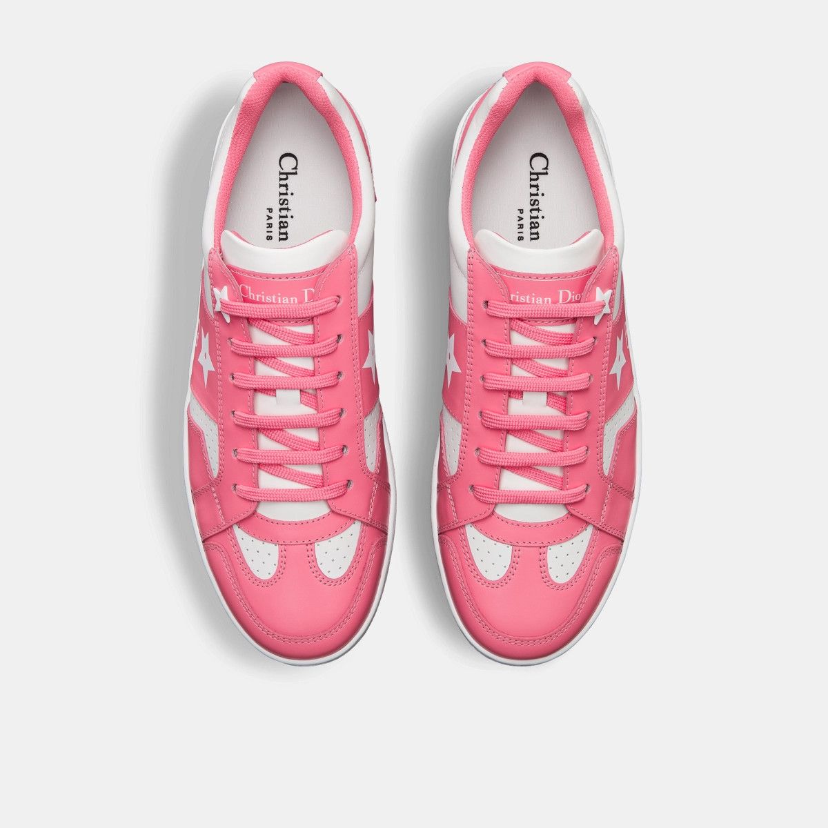 Dior o1bcso1str0226 Dior Star Sneaker in White/Candy Pink Size US 8 / IT 38 - 3 Thumbnail