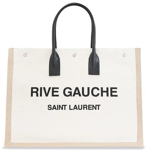 Saint Laurent Paris oc11z1125 Size: L / Rive Gauche Large Tote Bag in Tan Size ONE SIZE - 1 Preview