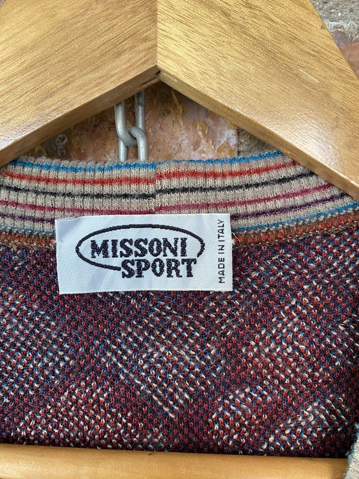 Coogi × Missoni × Yoshiyuki Konishi 1990s Missoni sport Floral jacquard knit Size L / US 10 / IT 46 - 14 Thumbnail