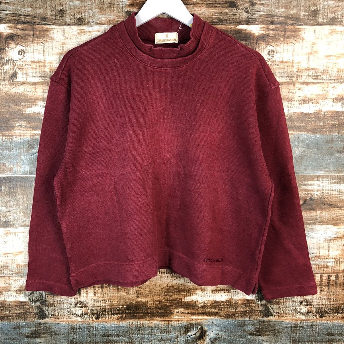 Homespun Knitwear Trussardi vintage Red Knitwear #A1386 Size US S / EU 44-46 / 1 - 3 Thumbnail