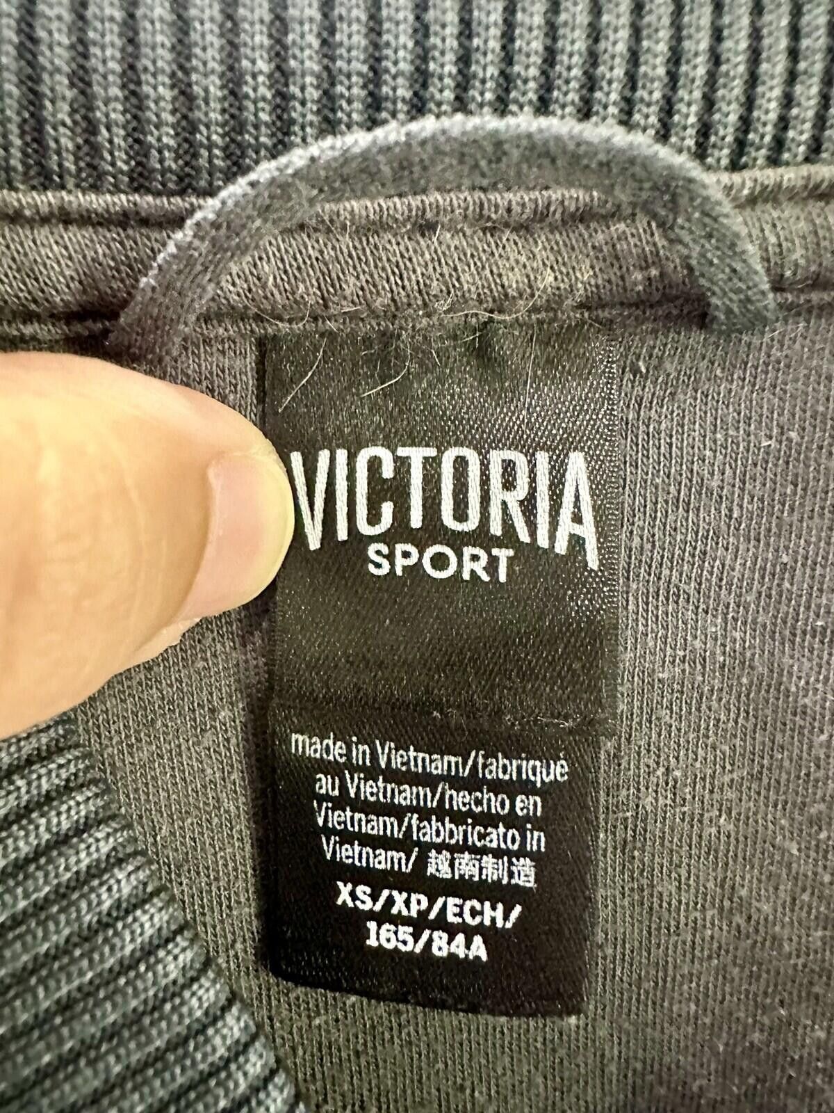 Other Victorias Secret Sport Zip Up Jacket Grey & Light Purple XS Size XS / US 0-2 / IT 36-38 - 3 Thumbnail