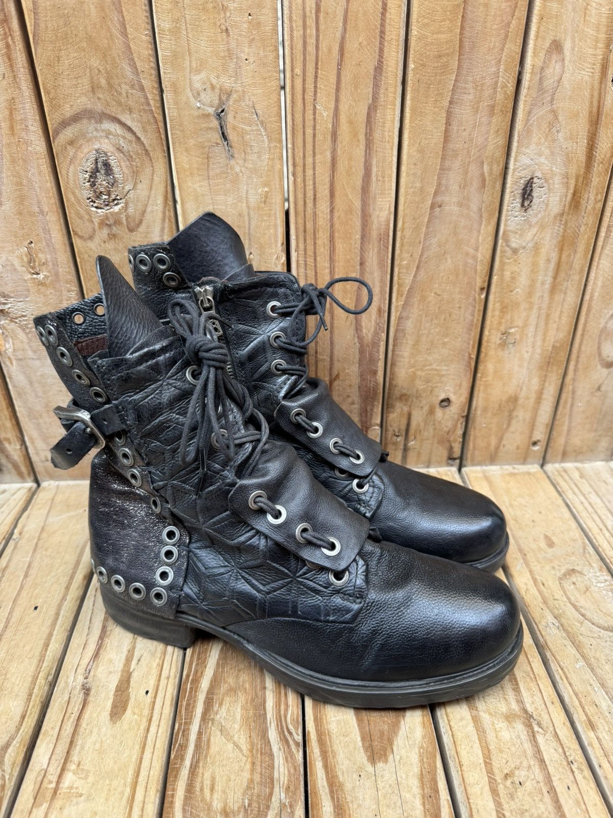 A.S.98 A.s 98 black Women’s leather boots EUR 39 US 8.5-9 UK 6 Size US 9 / IT 39 - 9 Thumbnail