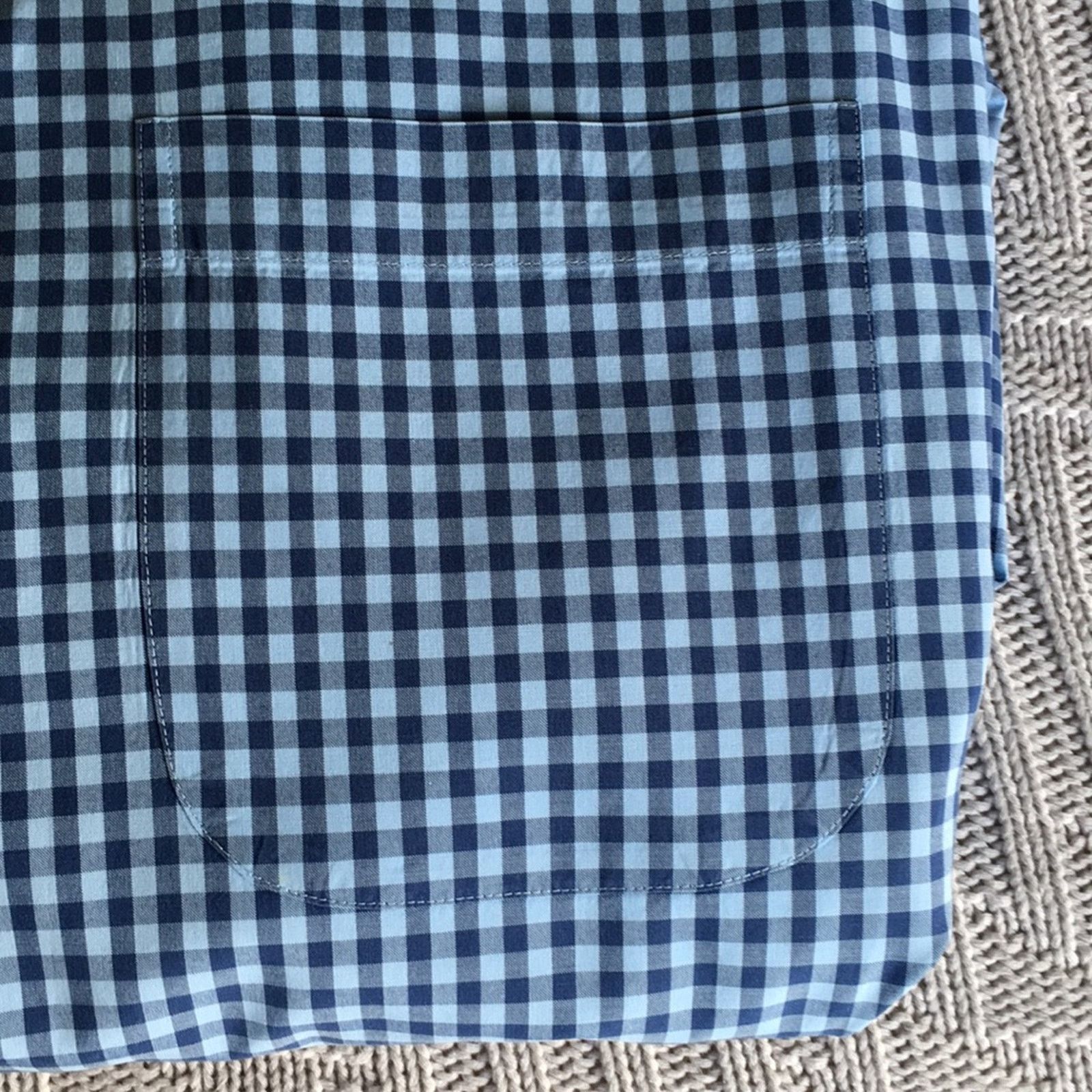 Brooks Brothers Brooks Brothers blue gingham button down shirt Size US XL / EU 56 / 4 - 4 Thumbnail