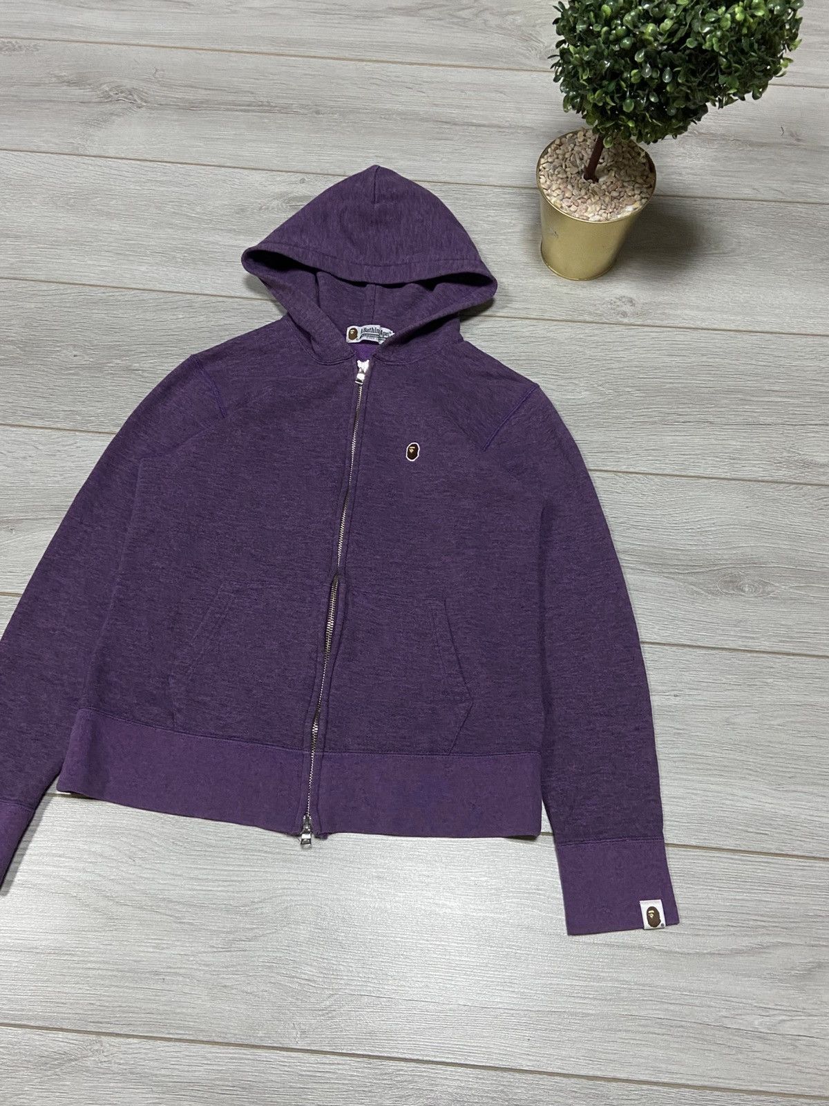 Bape Bape small badge ape head zip hoodie Size US S / EU 44-46 / 1 - 2 Thumbnail