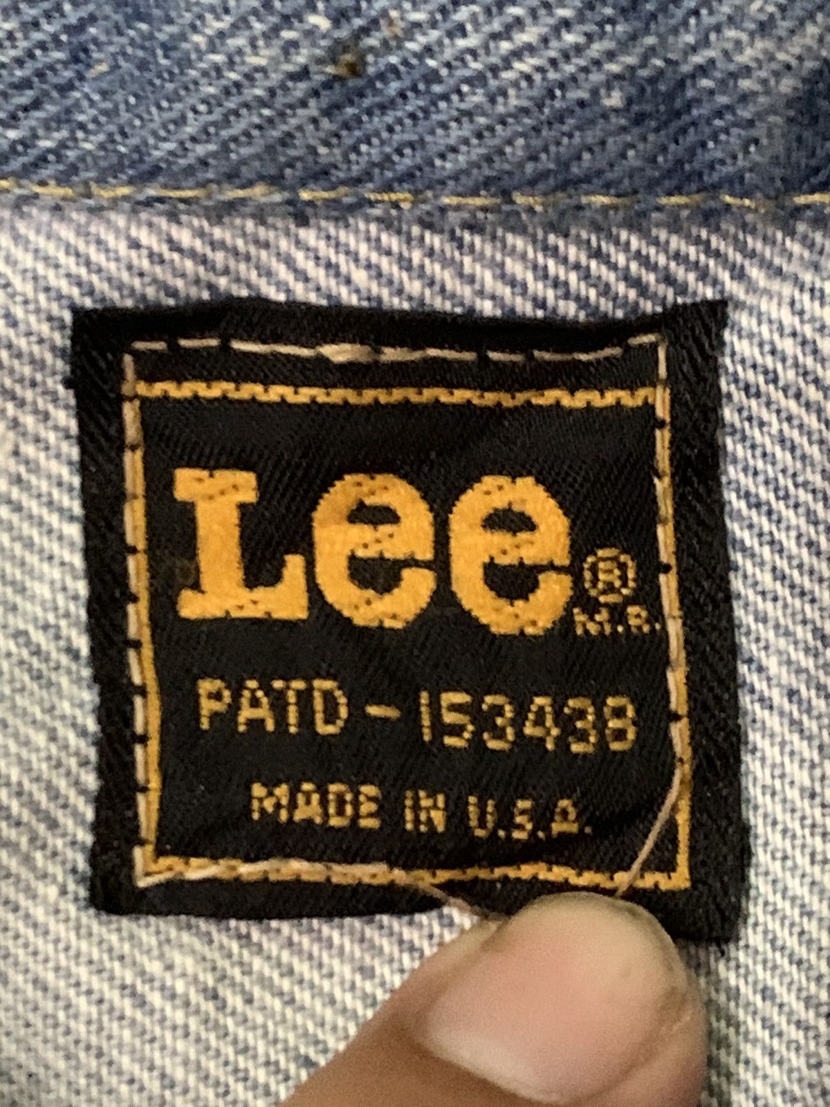 Lee × Vintage Vintage 1970’s Lee Raiders Vintage Denim Jacket Size US M / EU 48-50 / 2 - 7 Thumbnail
