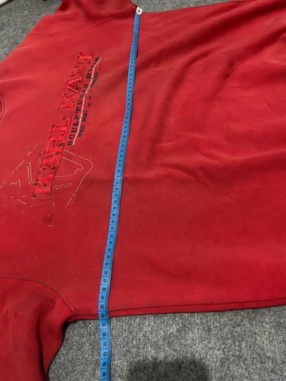 Japanese Brand Japanese Sweater KarlKani Red Vintage Size US XL / EU 56 / 4 - 13 Thumbnail