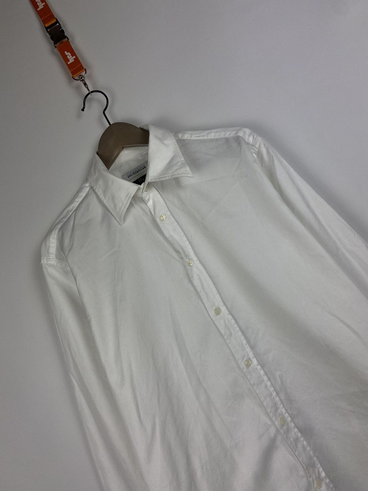 Versace Vintage Versace Collection City White Luxury Shirt Size US M / EU 48-50 / 2 - 8 Thumbnail