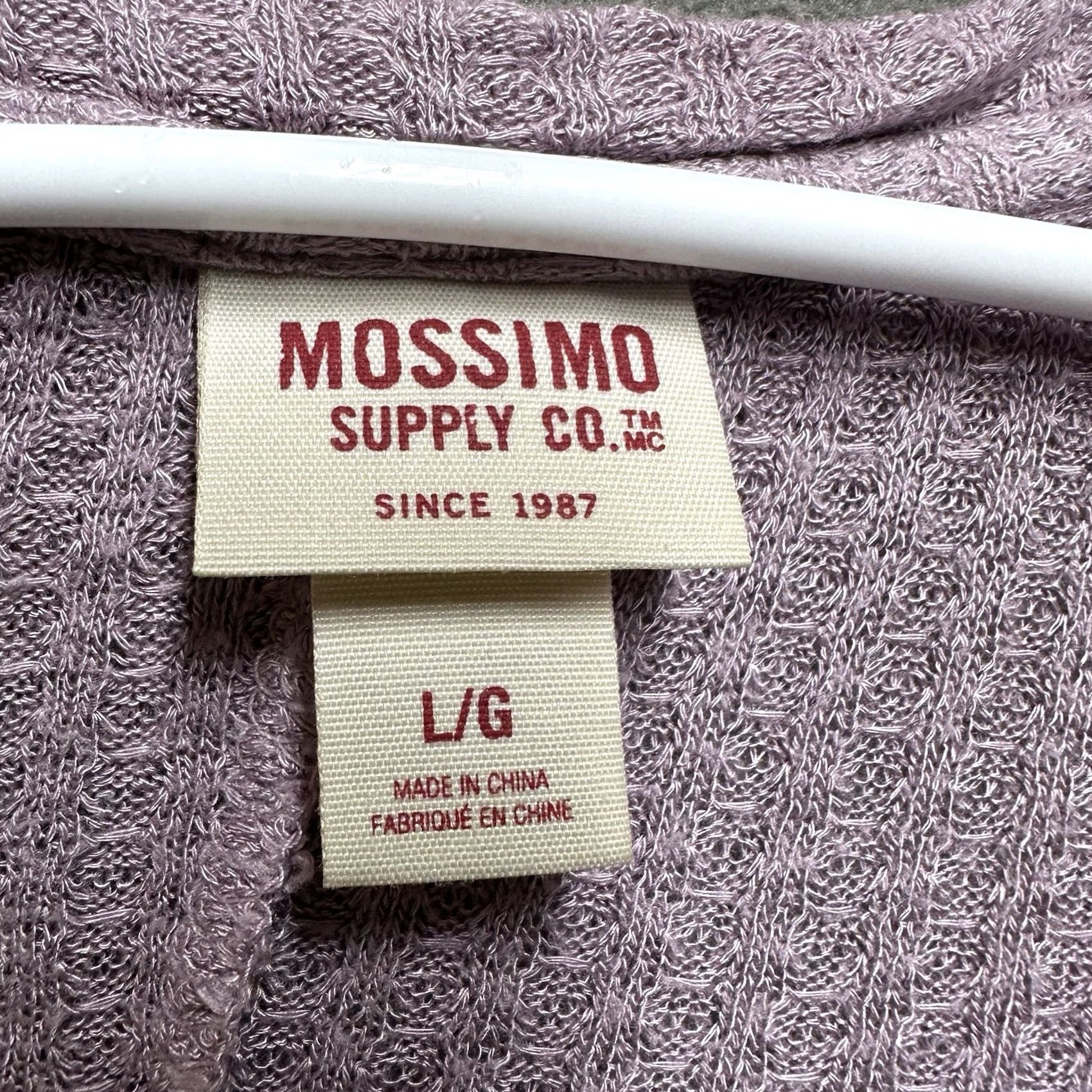 Mossimo Mossimo Sweater Womens Large Purple Knit Pullover Casual Round Neck Long Sleeve Size L / US 10 / IT 46 - 3 Thumbnail