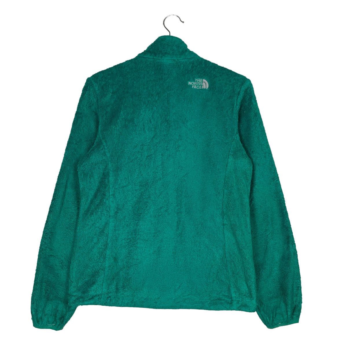 The North Face THE NORTH FACE Embroidery Logo Green Fleece Jacket #0239-C11 Size S / US 4 / IT 40 - 8 Thumbnail