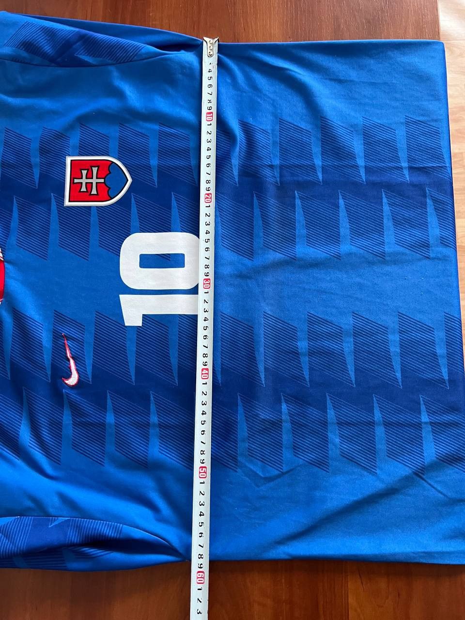 Nike 1996 SLOVAKIA #10 HOME MATCH WORN/ISSUED SOCCER JERSEY SHIRT Size US XL / EU 56 / 4 - 22 Thumbnail
