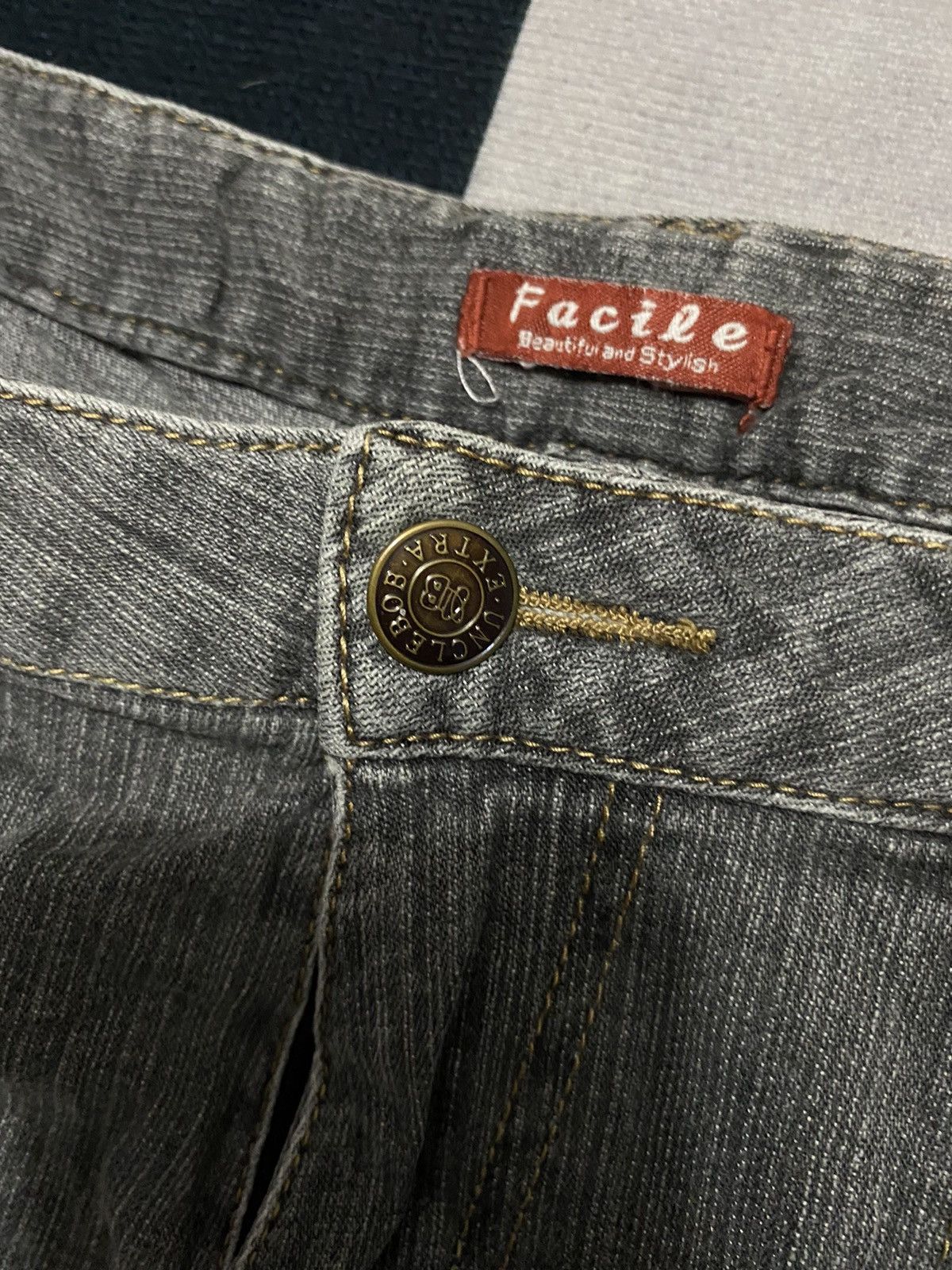 Vintage FECILE BOOTCUT DENIM PANTS Size US 30 / EU 46 - 5 Thumbnail