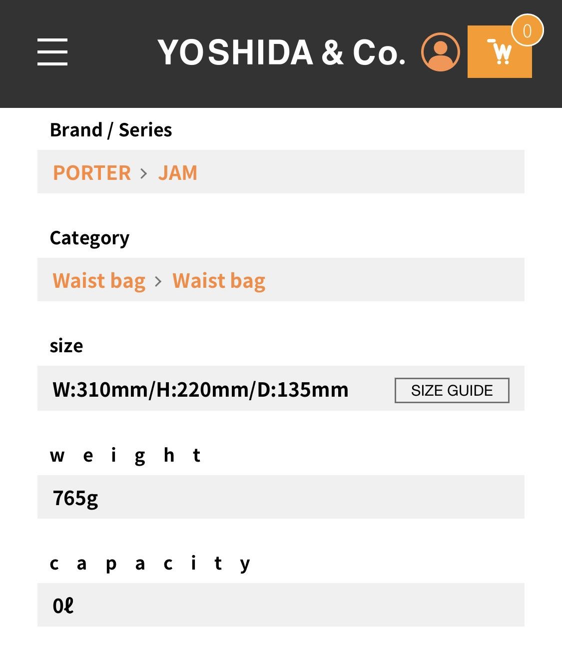 Porter PORTER YOSHIDA Co. JAPAN Size ONE SIZE - 13 Thumbnail
