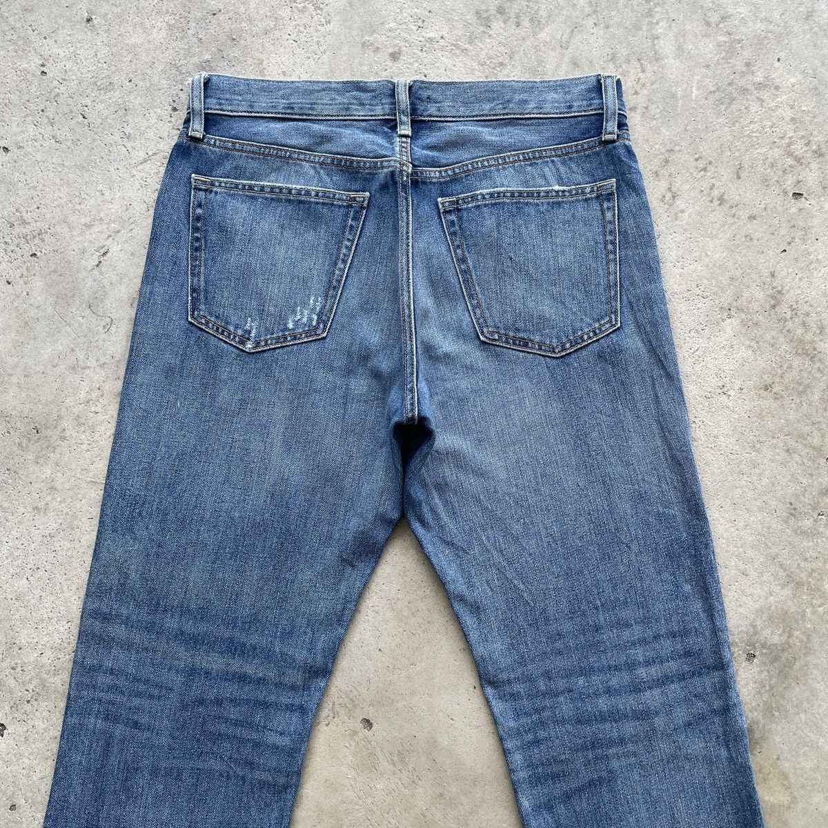Japanese Brand Vintage Japanese Jeans Distressed Faded Denim Pants W33x30 Size US 33 - 8 Thumbnail