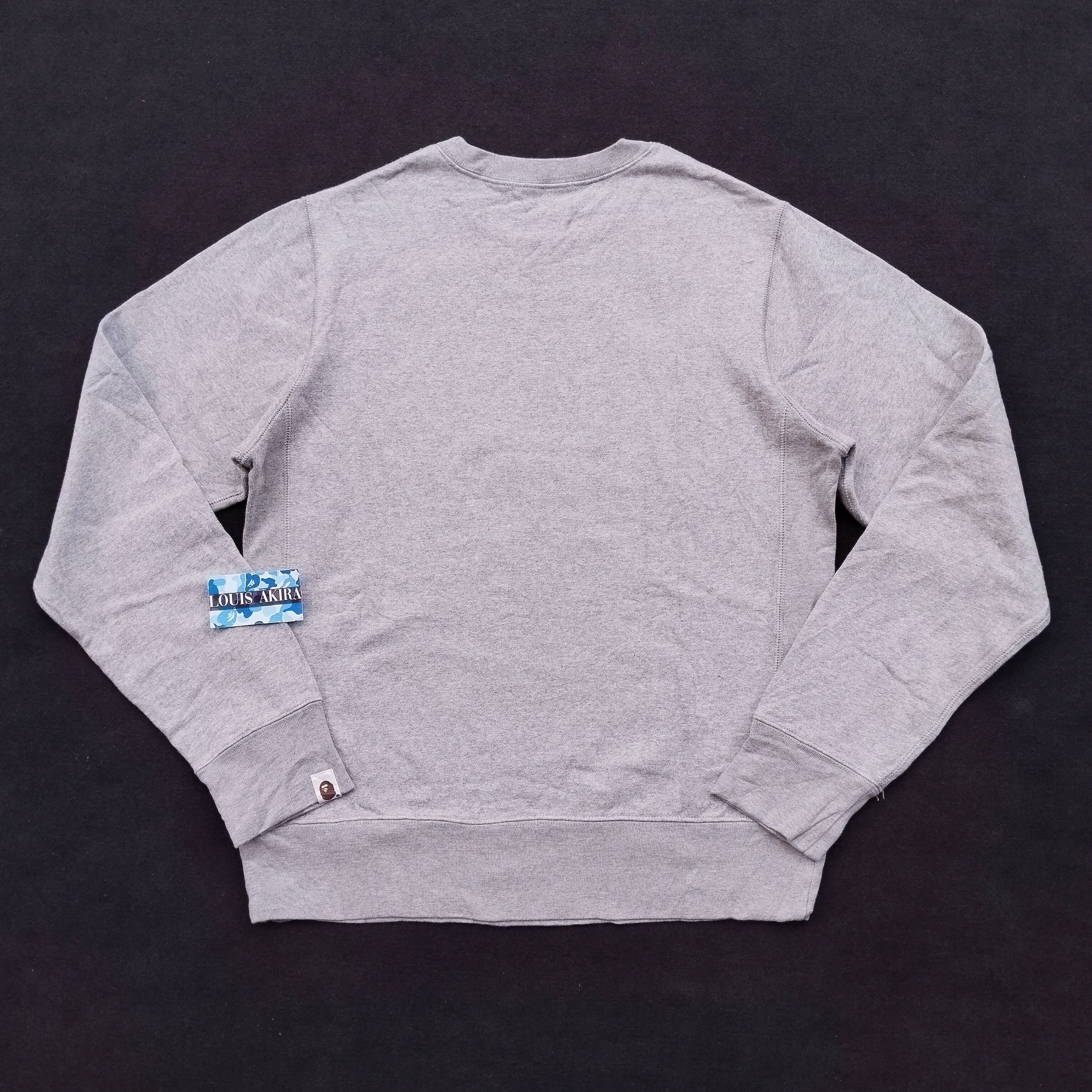 Bape 2014 Bape Embriodery Ape Head Crewneck Size US M / EU 48-50 / 2 - 3 Thumbnail